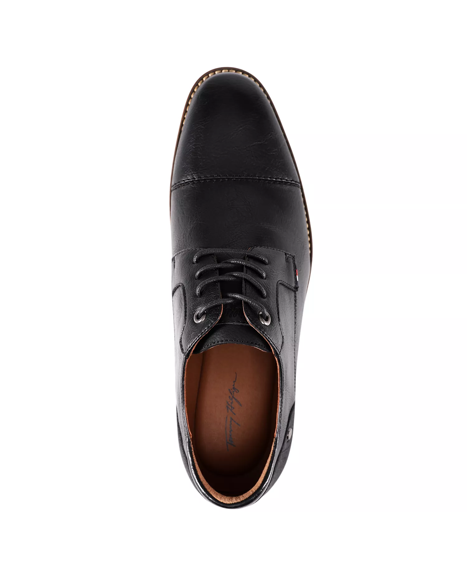 Men's Barmi Cap Toe Lace Up Oxford Shoes - Black - 7.5M