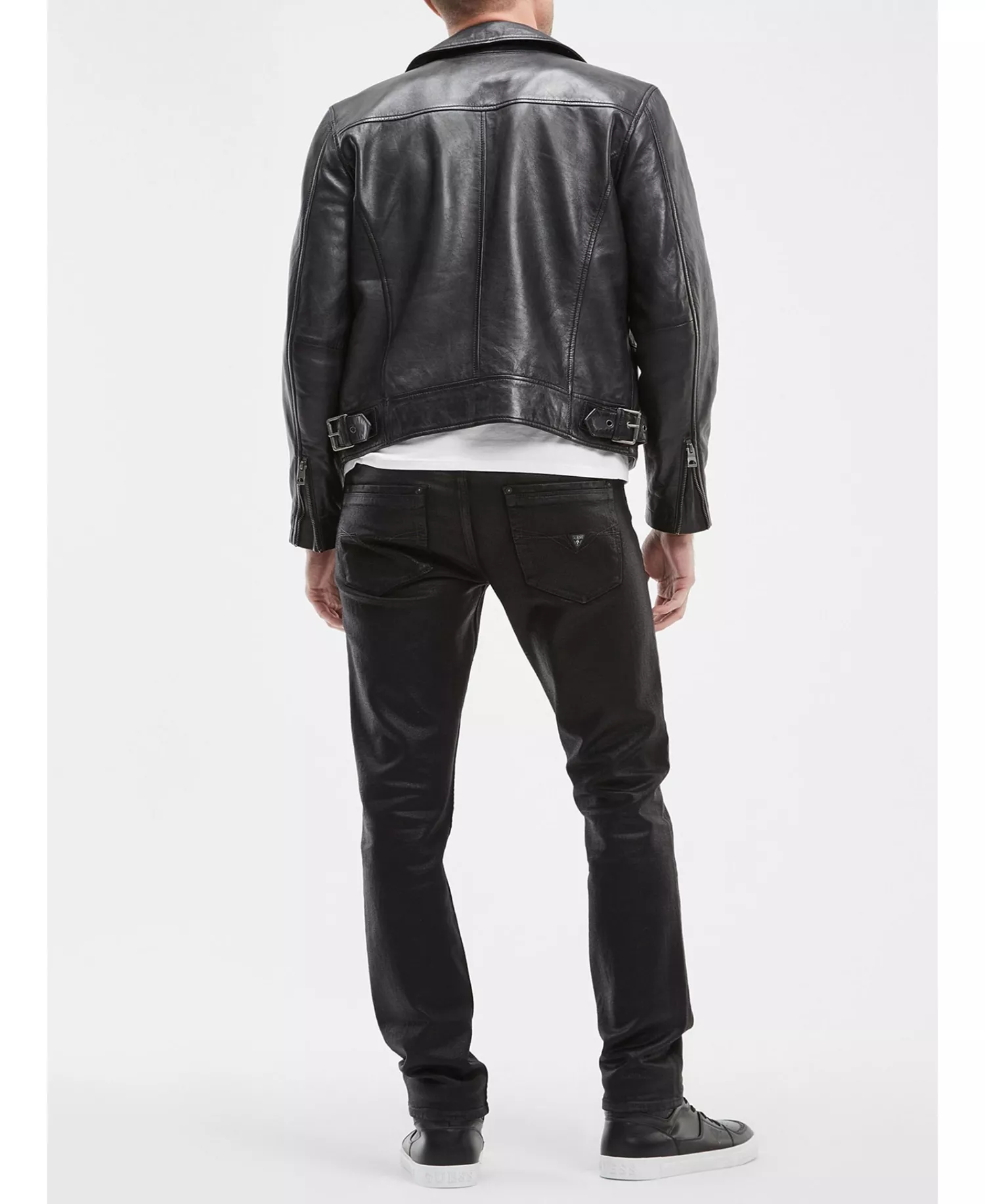 Men's Slim Tapered Jeans - Black - 30x32