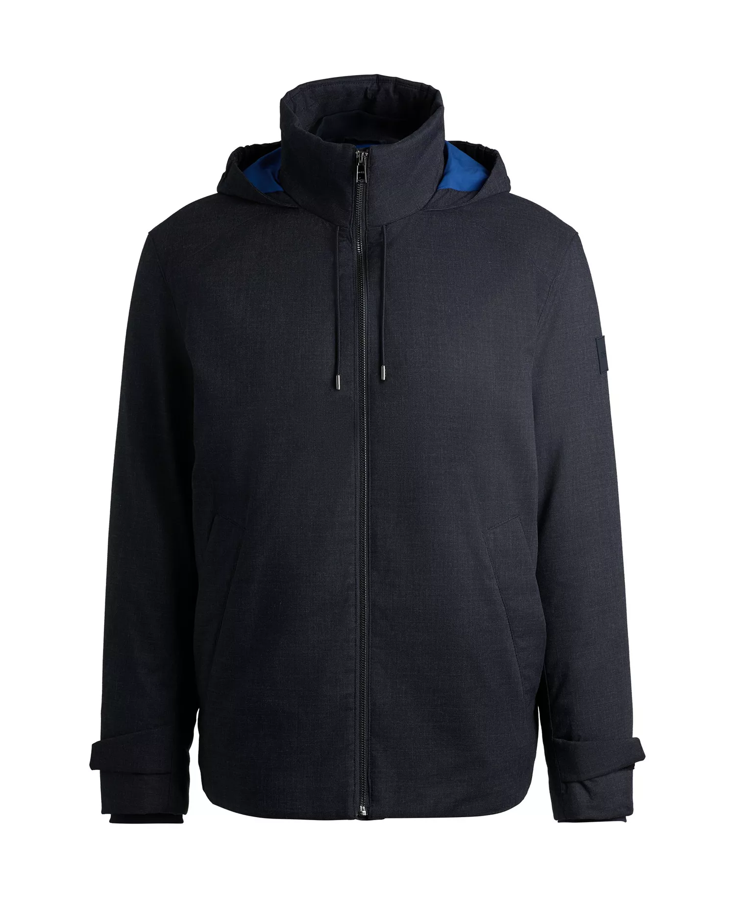 Men's Slim Fit Waterproof Jacket - Dark Blue - 36R