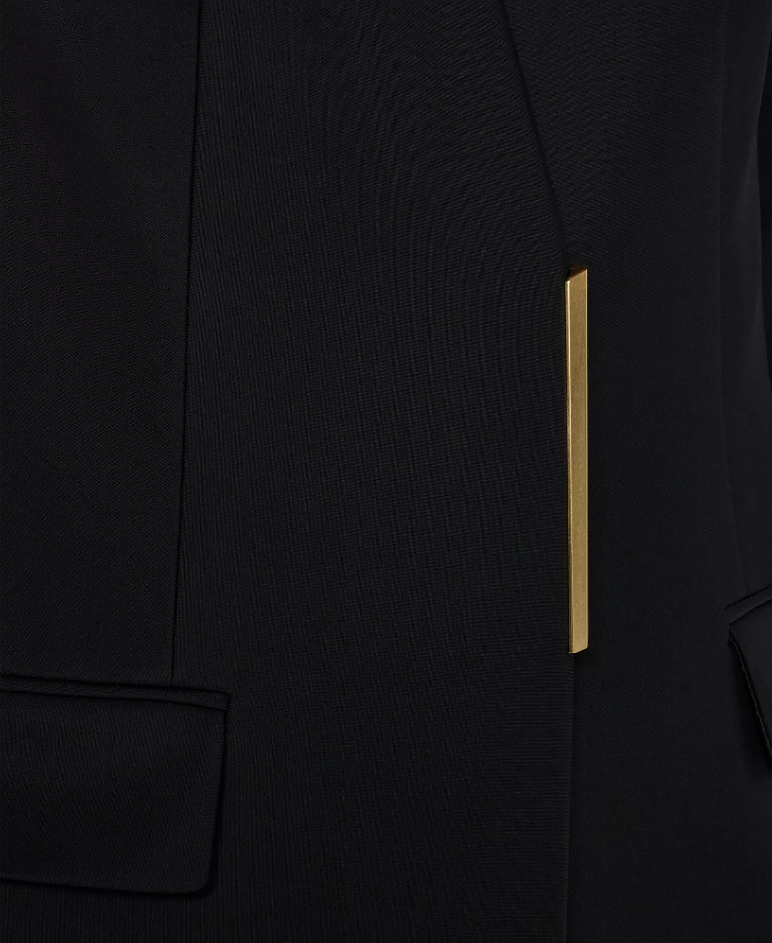 Petite Collarless Blazer - Black - 0P