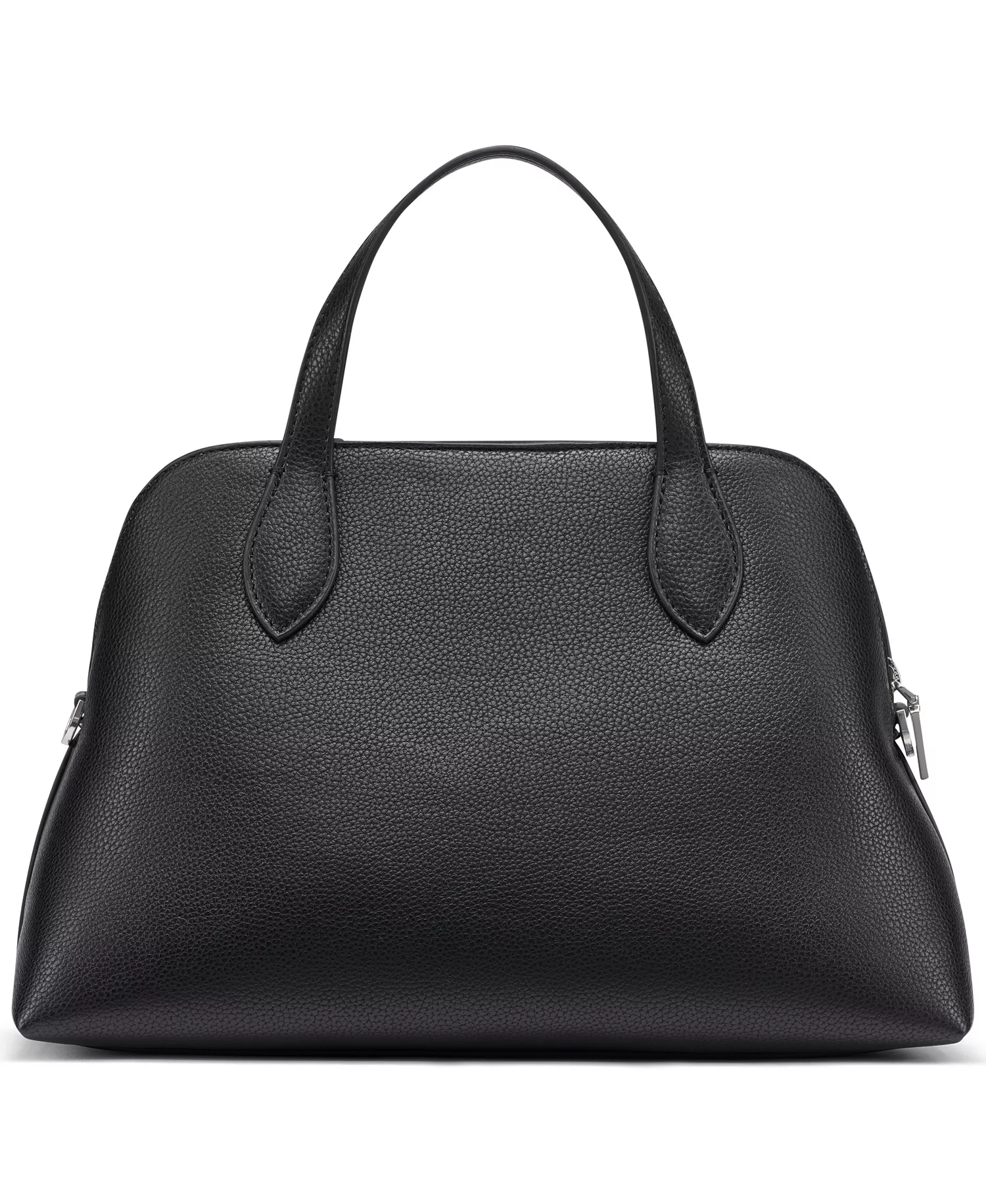 Lilah Small Satchel Crossbody Bag - Black/Silver - No Size