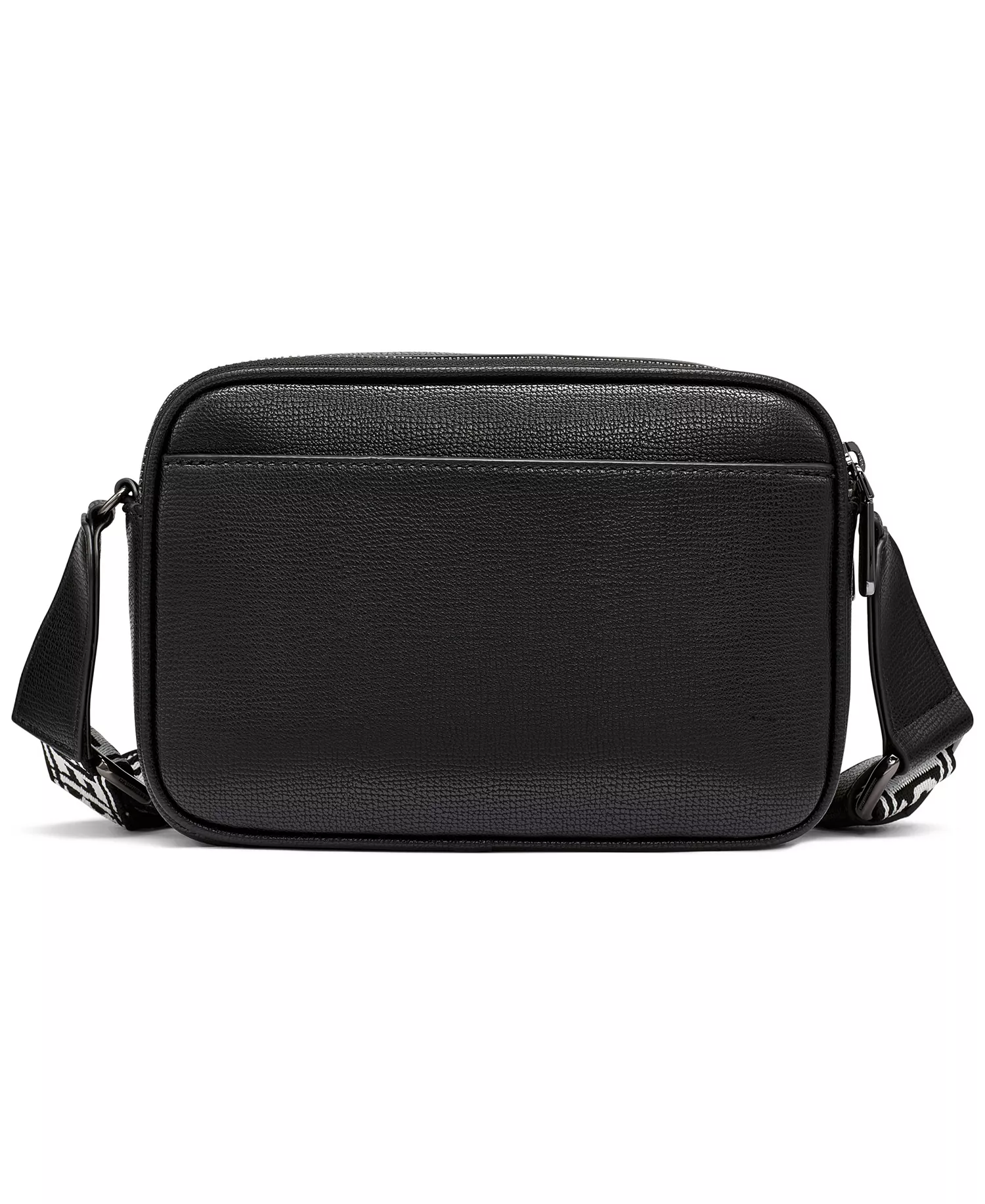 Maybelle Double Zip Top Crossbody Bag  - Black Combo - NO SIZE