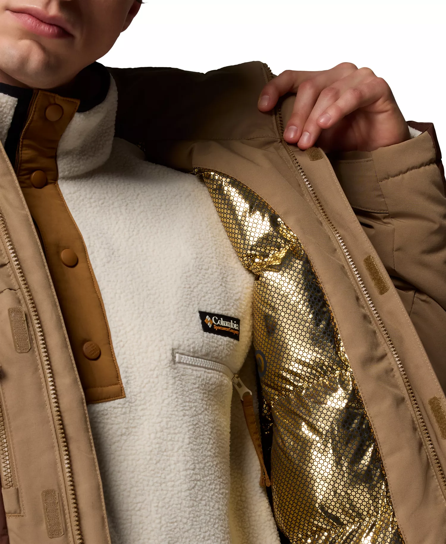 Men's Marquam Peak Fusion Parka - Delta, Tobacco - L