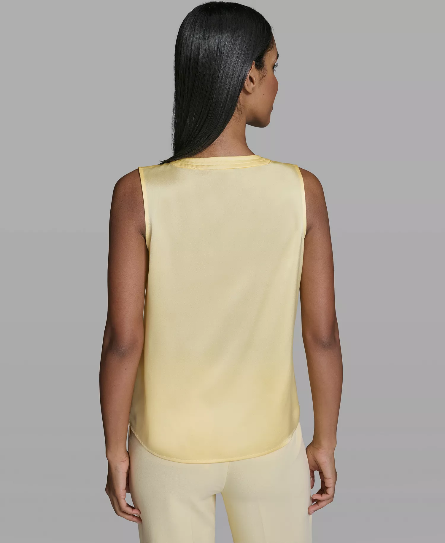 Women's Geo V-Neck Camisole - Aqua Mist - L