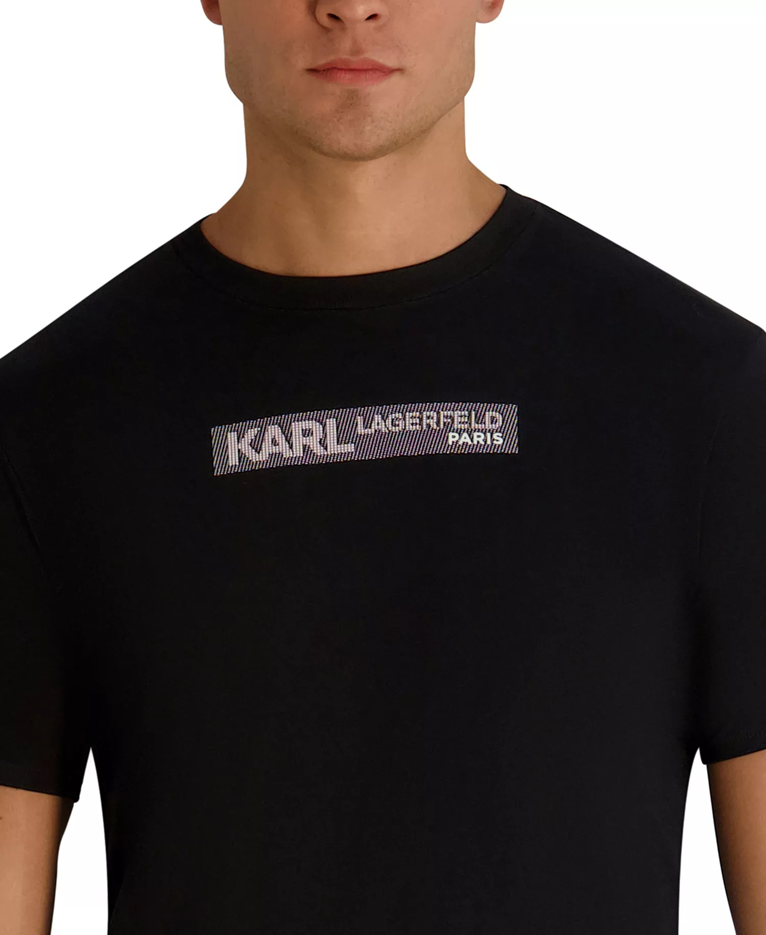 Men's Regular Fit Round Neck T-Shirt - Black - 2XL