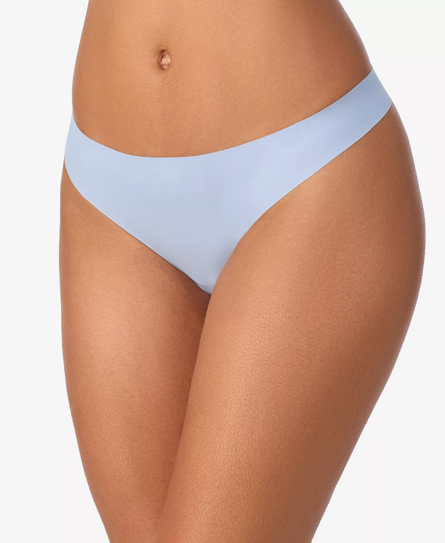 Women's Litewear Cut Anywear Logo Thong Underwear-DK5026 - Aquifer - L