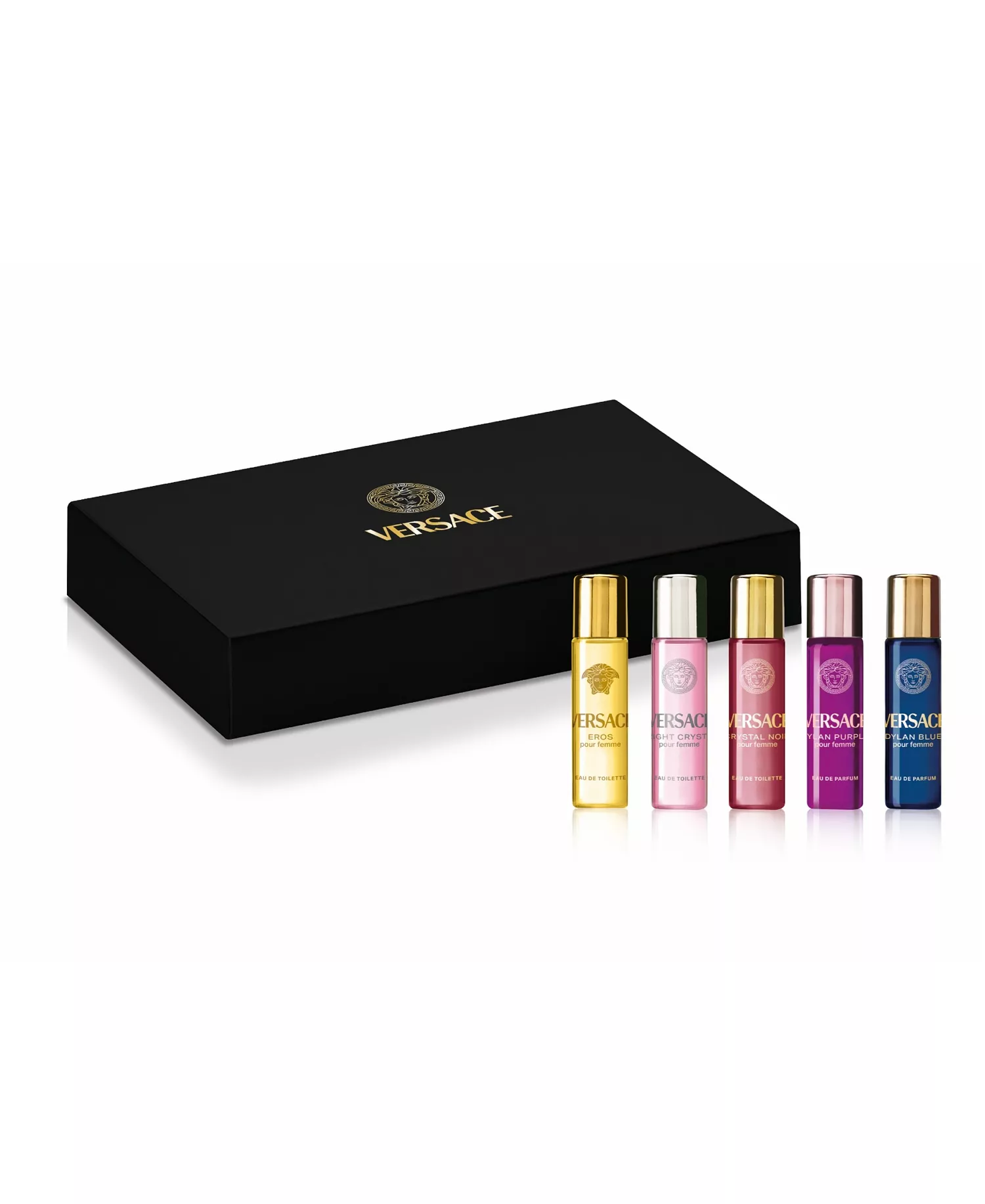 Free Versace 5-Pc. Travel Spray Coffret with a $128 Versace Women’s Fragrance purchase - Versace Women's 5-Pc. Travel Spray Coffret - No Size