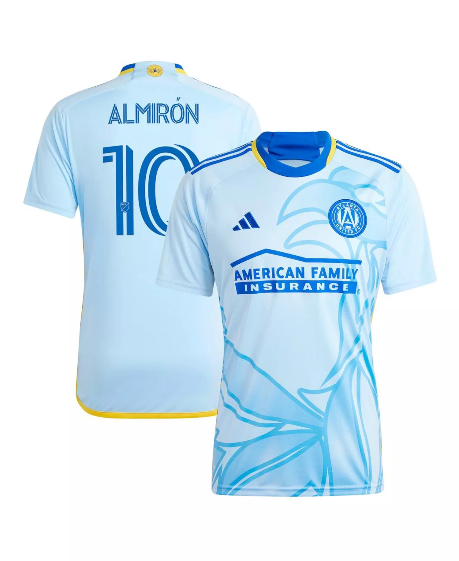 Men's Miguel Almiron Light Blue Atlanta United FC 2024 The Resurgens Kit Replica Player Jersey - Light Blue - 2XL