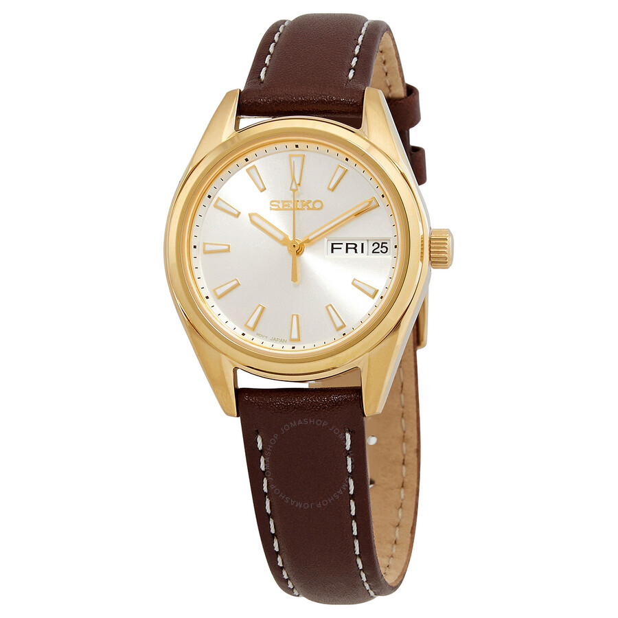 Seiko Neo Classic Quartz Champagne Dial Ladies Watch
