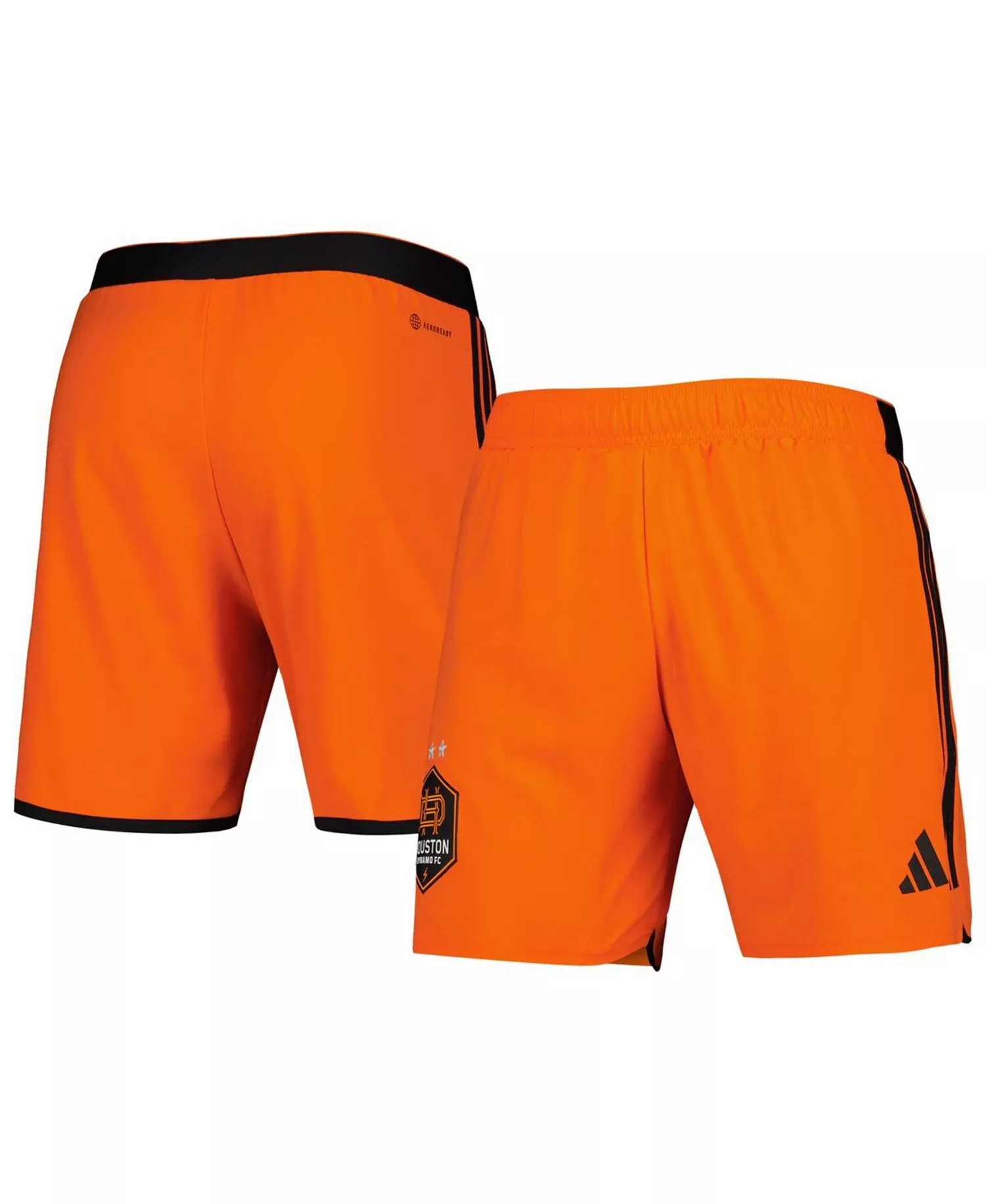 Men's Orange Houston Dynamo FC 2023 Away AEROREADY Authentic Shorts - Orange - S