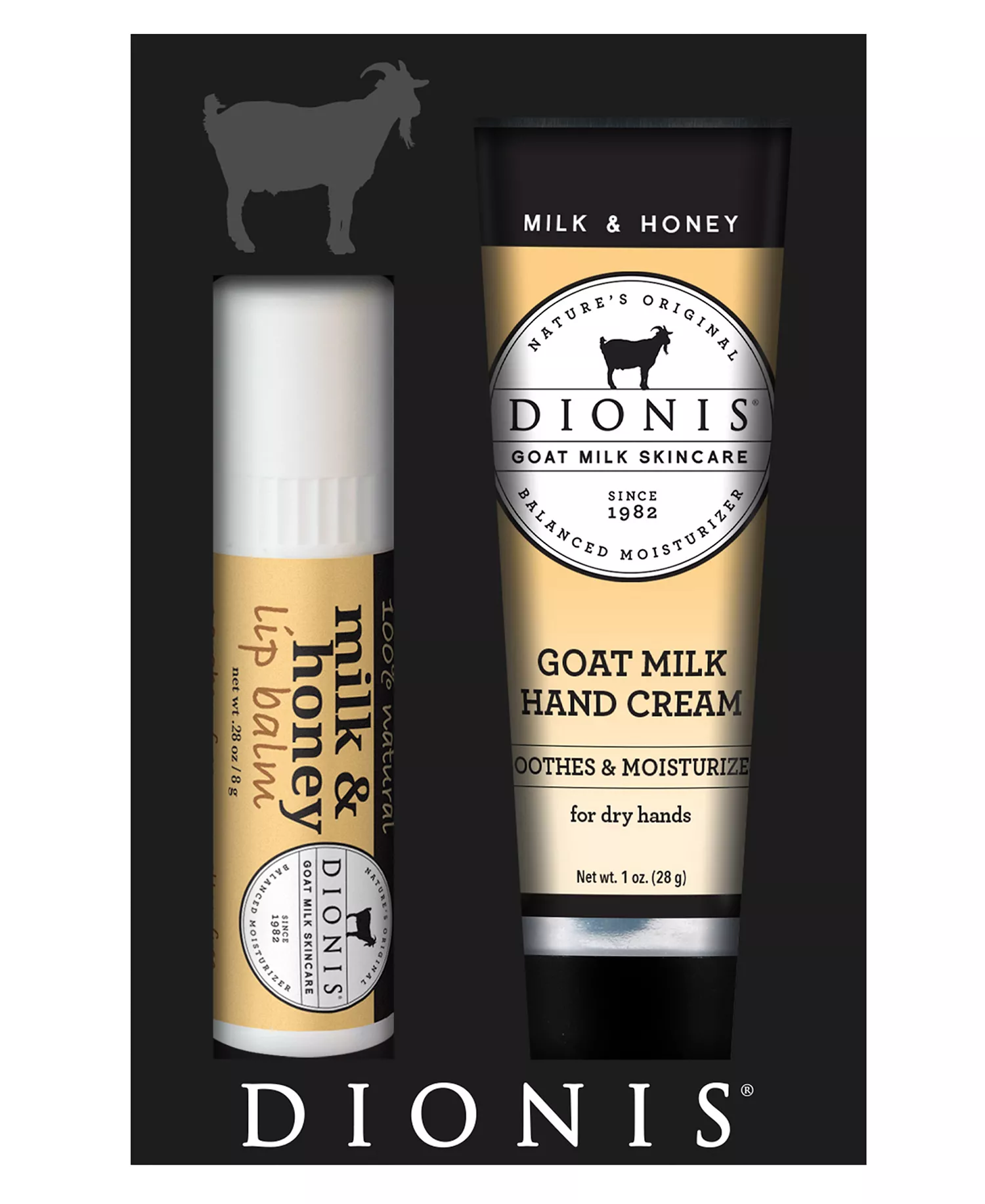 2-Pc. Goat Milk Hand & Lip Set - Milk & Honey - No Color - No Size