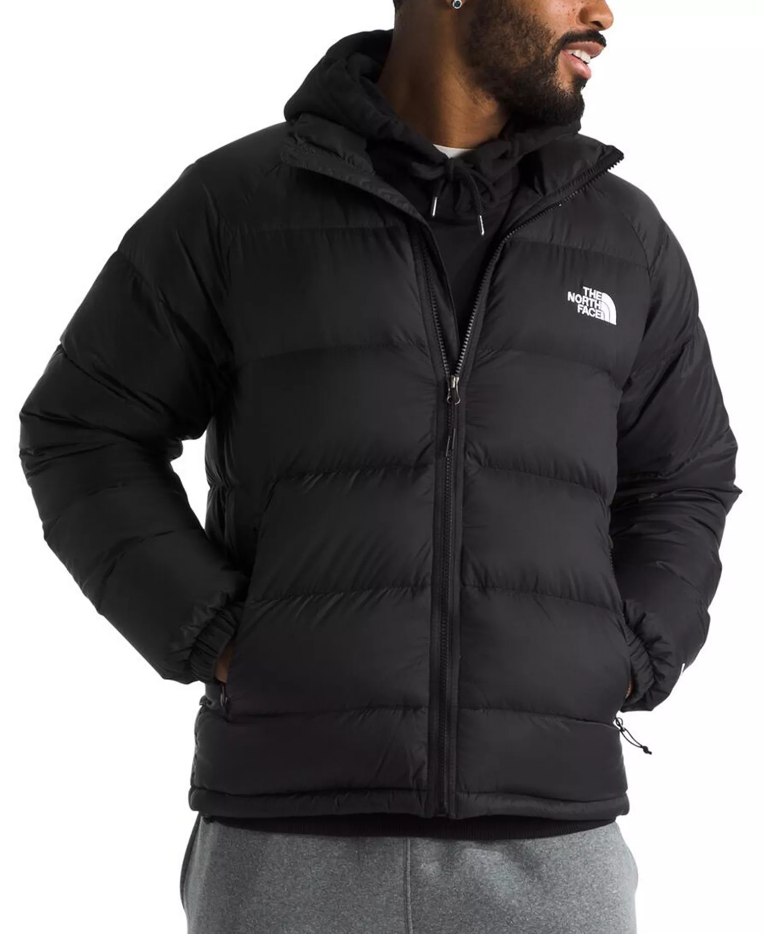 Men's Hydrenalite Down Full Zip Puffer Jacket - Tnf Black - 2XL