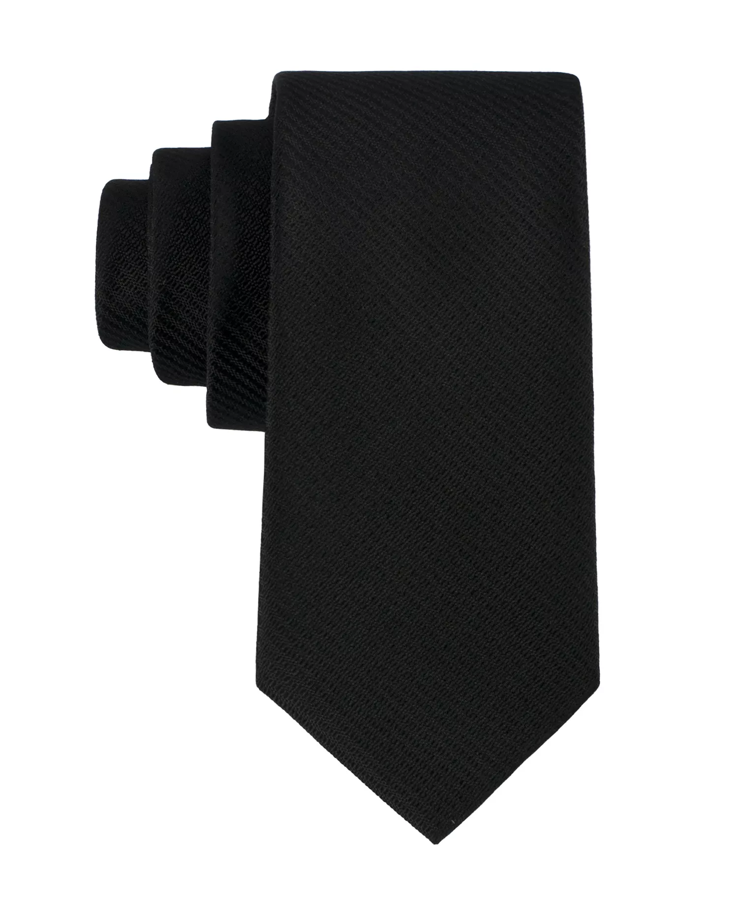 Men's Leah Micro Geometric Tie - Black - ONE SIZE