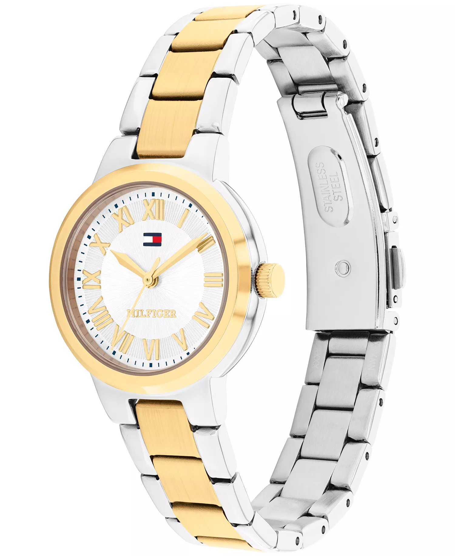 Women's Quartz Two Tone Stainless Steel Bracelet Watch, 28mm - Two Tone - No Size