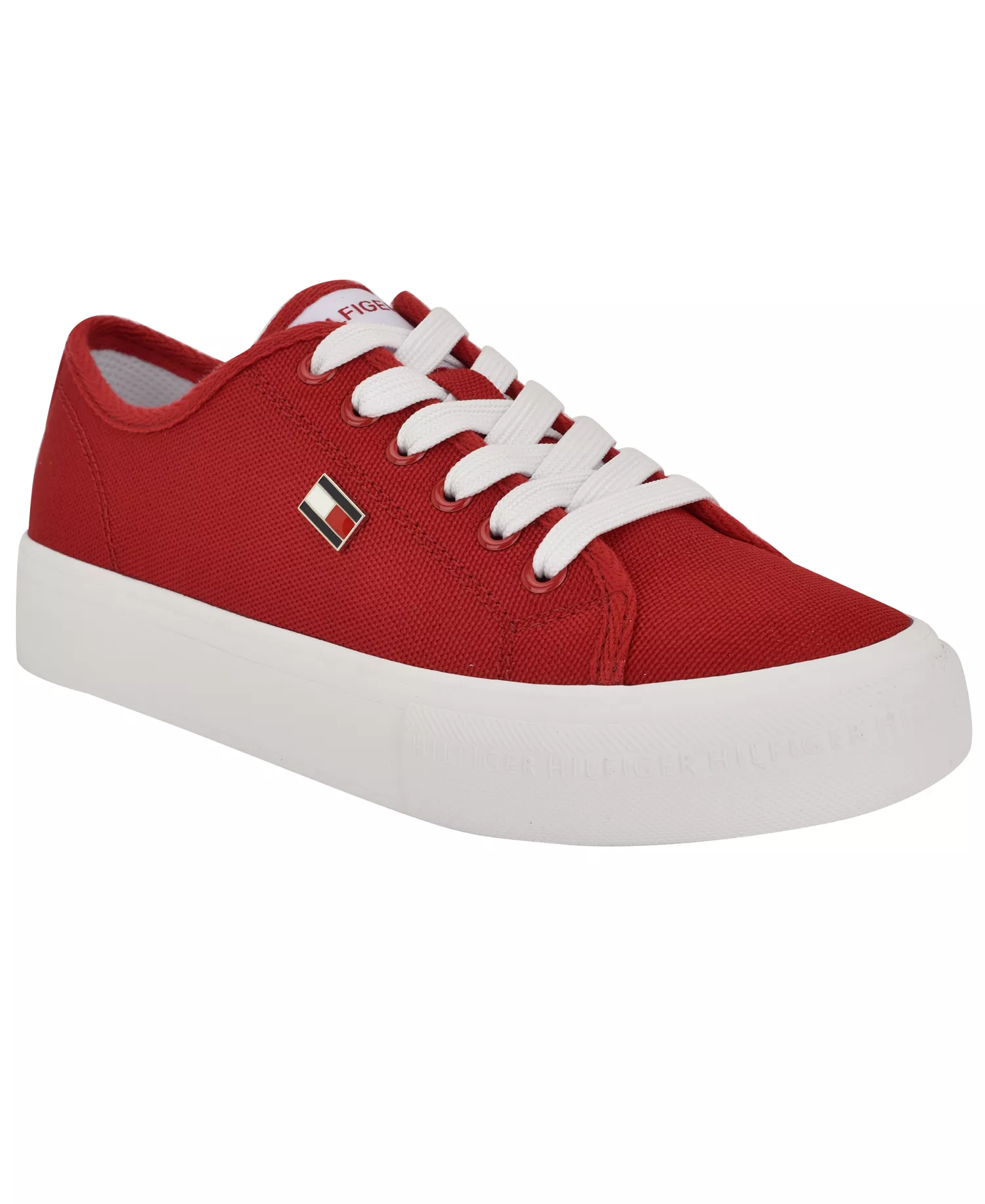 Women's Aressa Flag Lace-Up Sneakers - Red - 10M