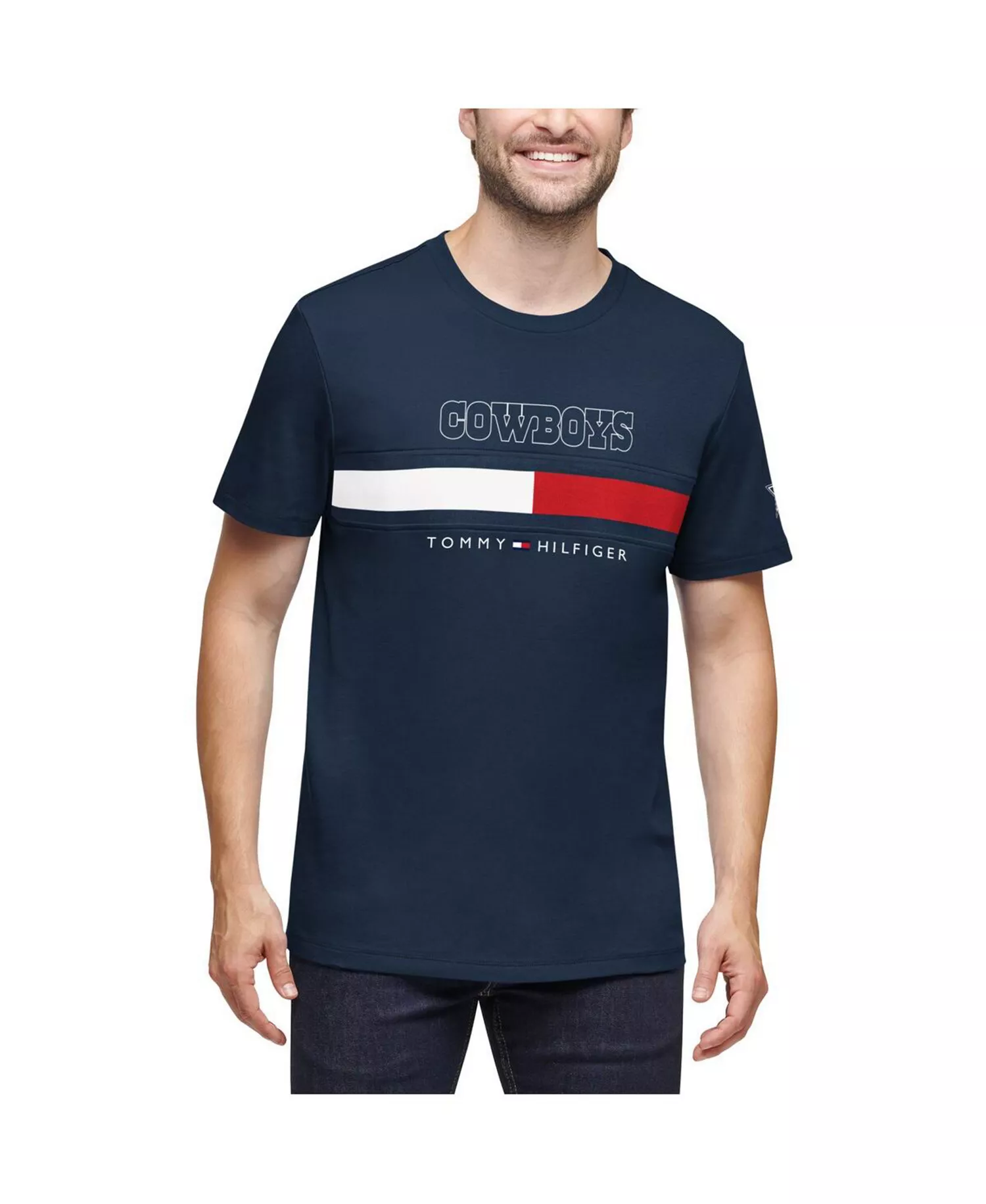 Men's Navy Dallas Cowboys Insert T-shirt - Navy - S