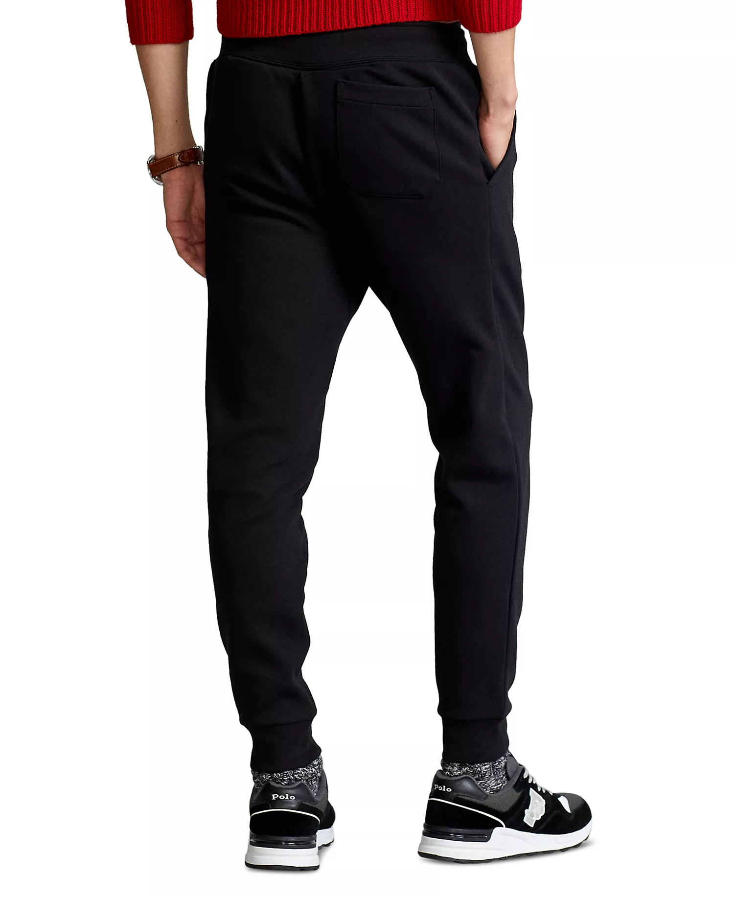 Men's Double-Knit Jogger Pants - Black - 2XL