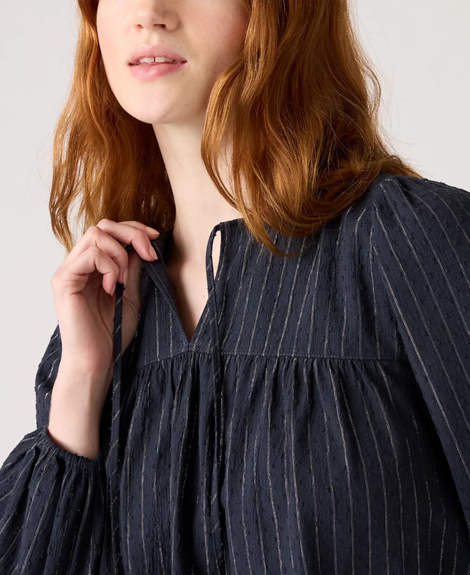 Women's Josephine Long Sleeve Top - Black - L