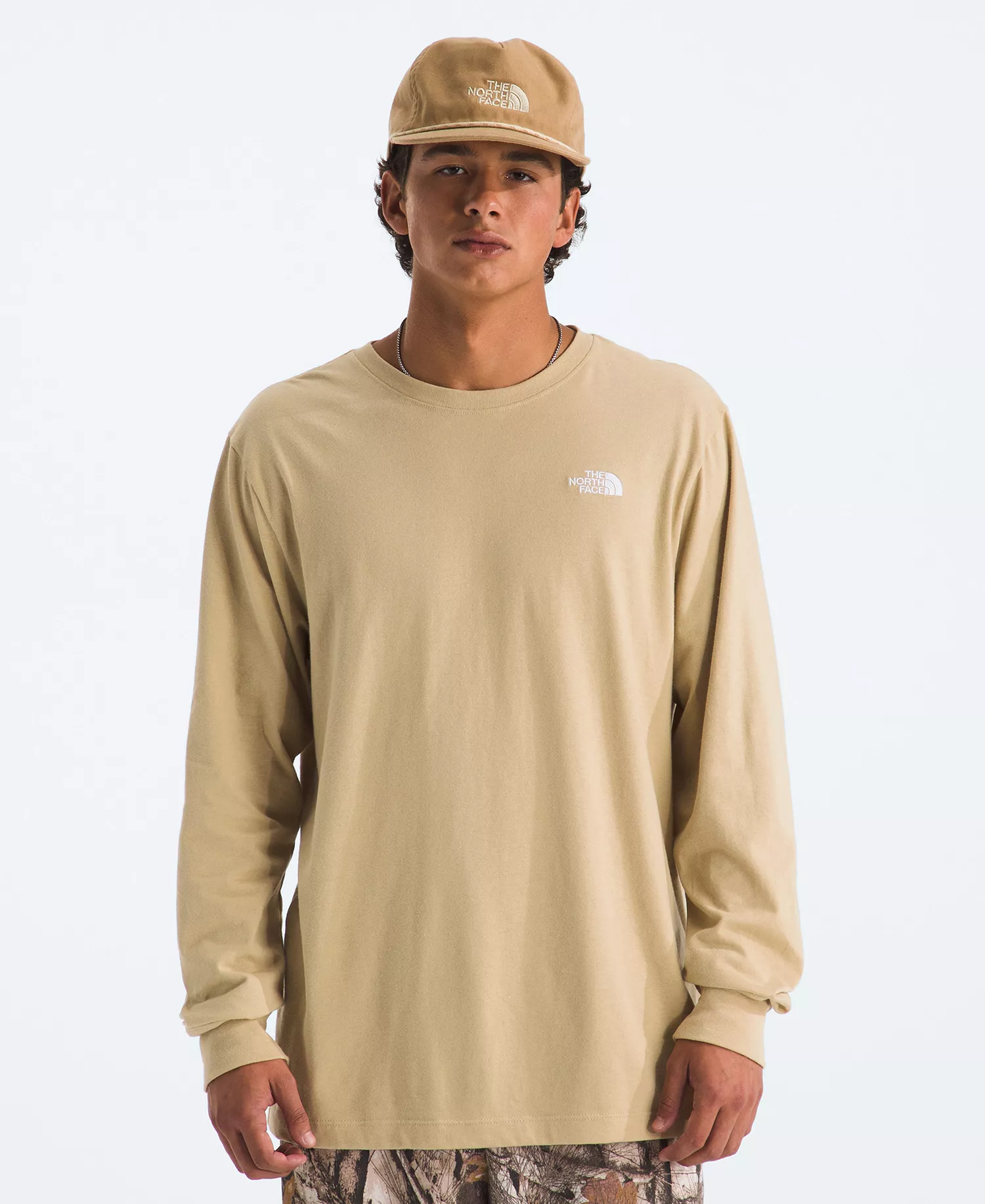 Men's Evolution Simple Dome Long-Sleeve T-Shirt - Khaki Stone - 2XL