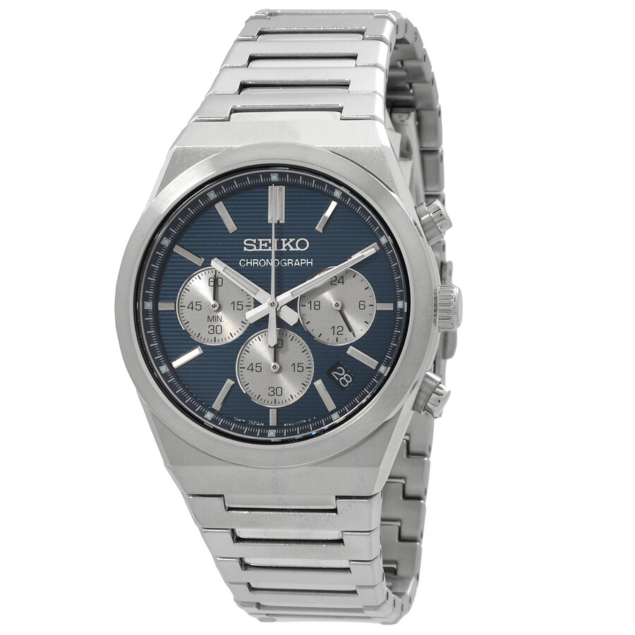 Seiko Sport Chronograph Quartz Blue Dial Men's Watch