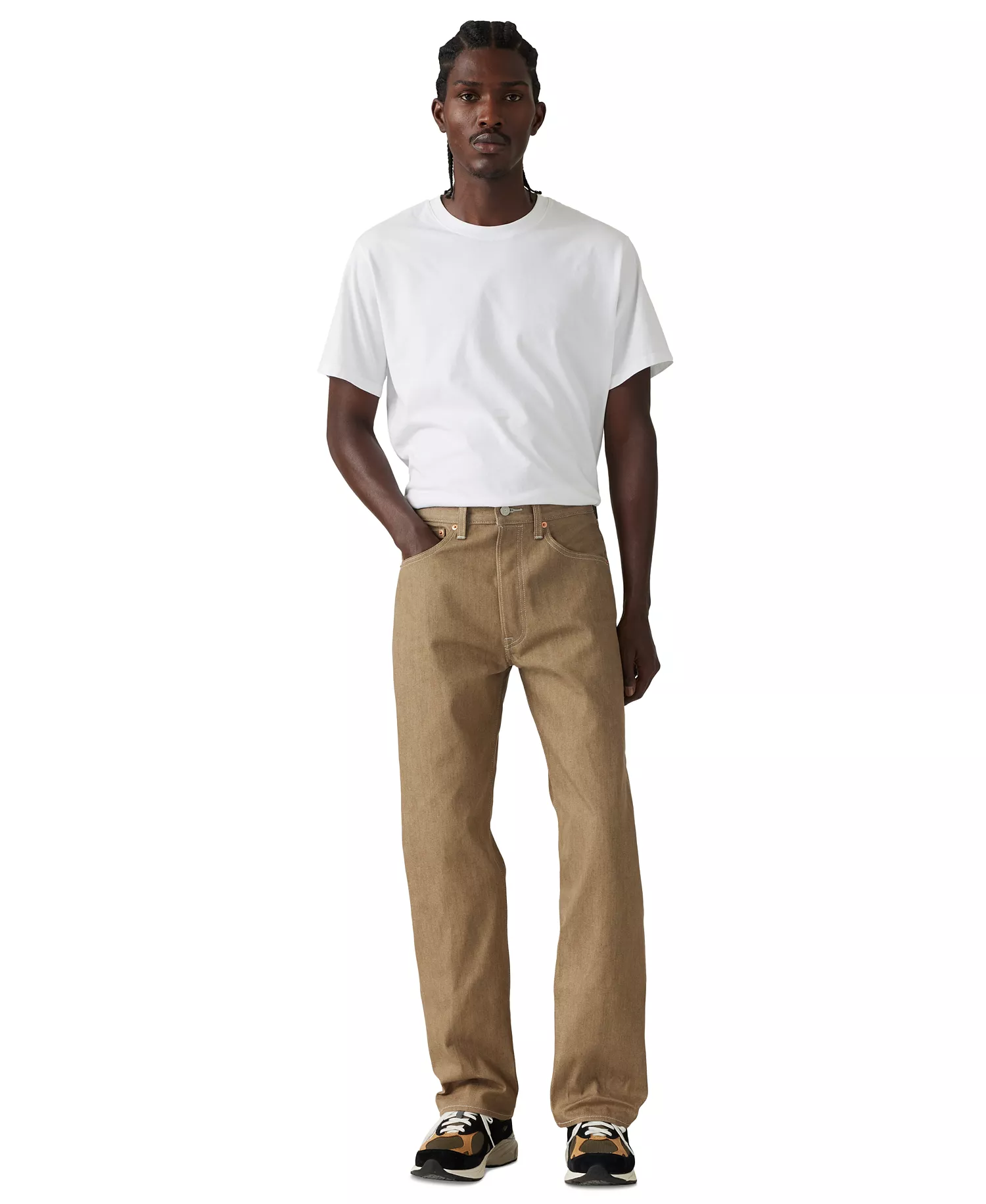 Men's 501® Original Shrink-to-Fit™ Non-Stretch Jeans - Beige - 29 - 30