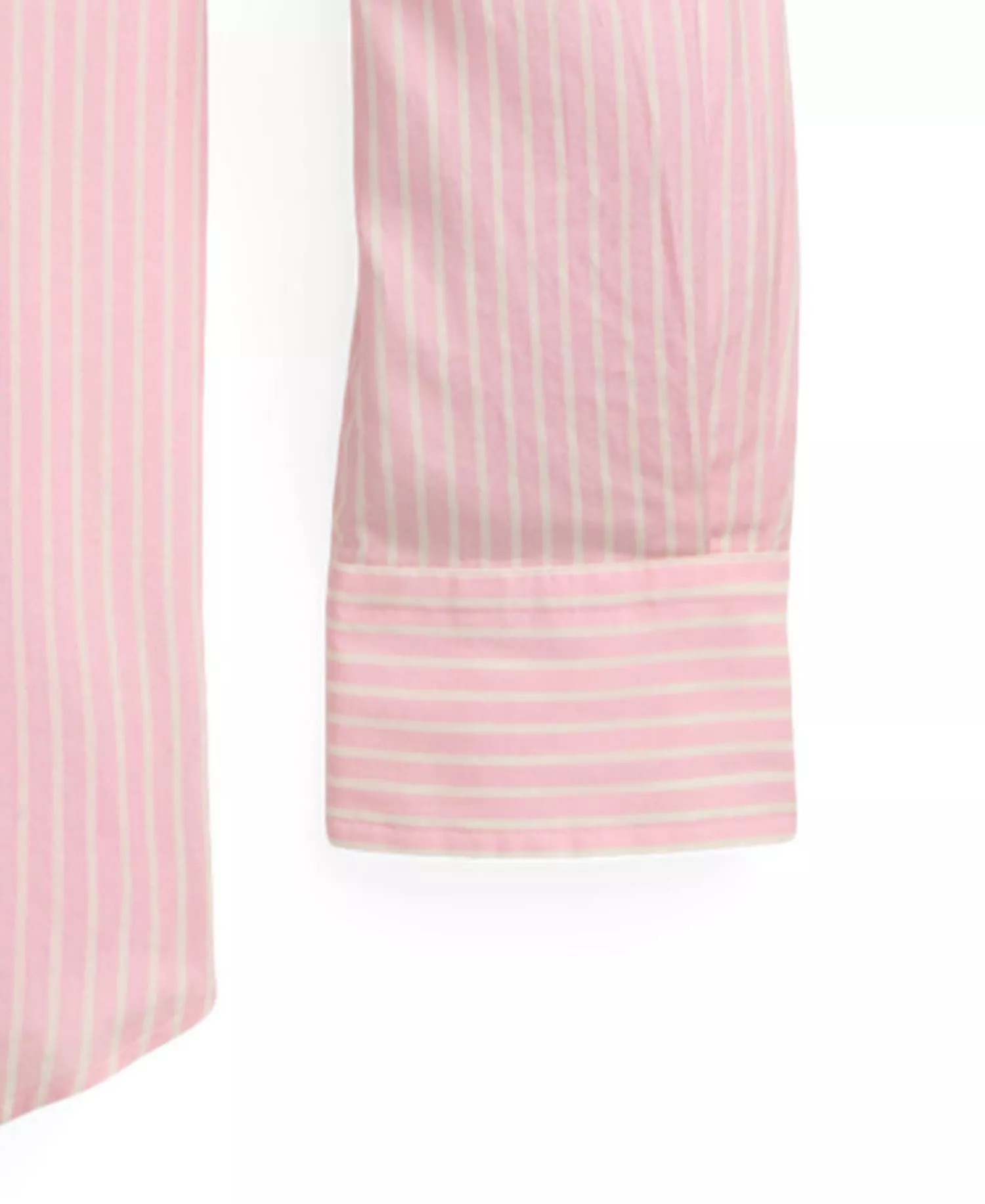 Men's Long-Sleeve Pinpoint Oxford Shirt - Blue White - 2XL