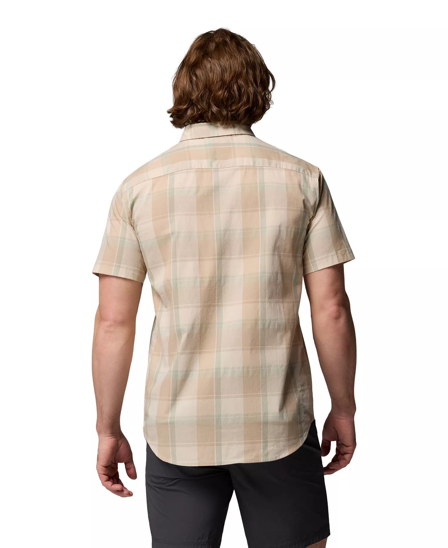 Men's Rapid Rivers Short-Sleeve Plaid Shirt - Dark Mountain, Base Plaid - L