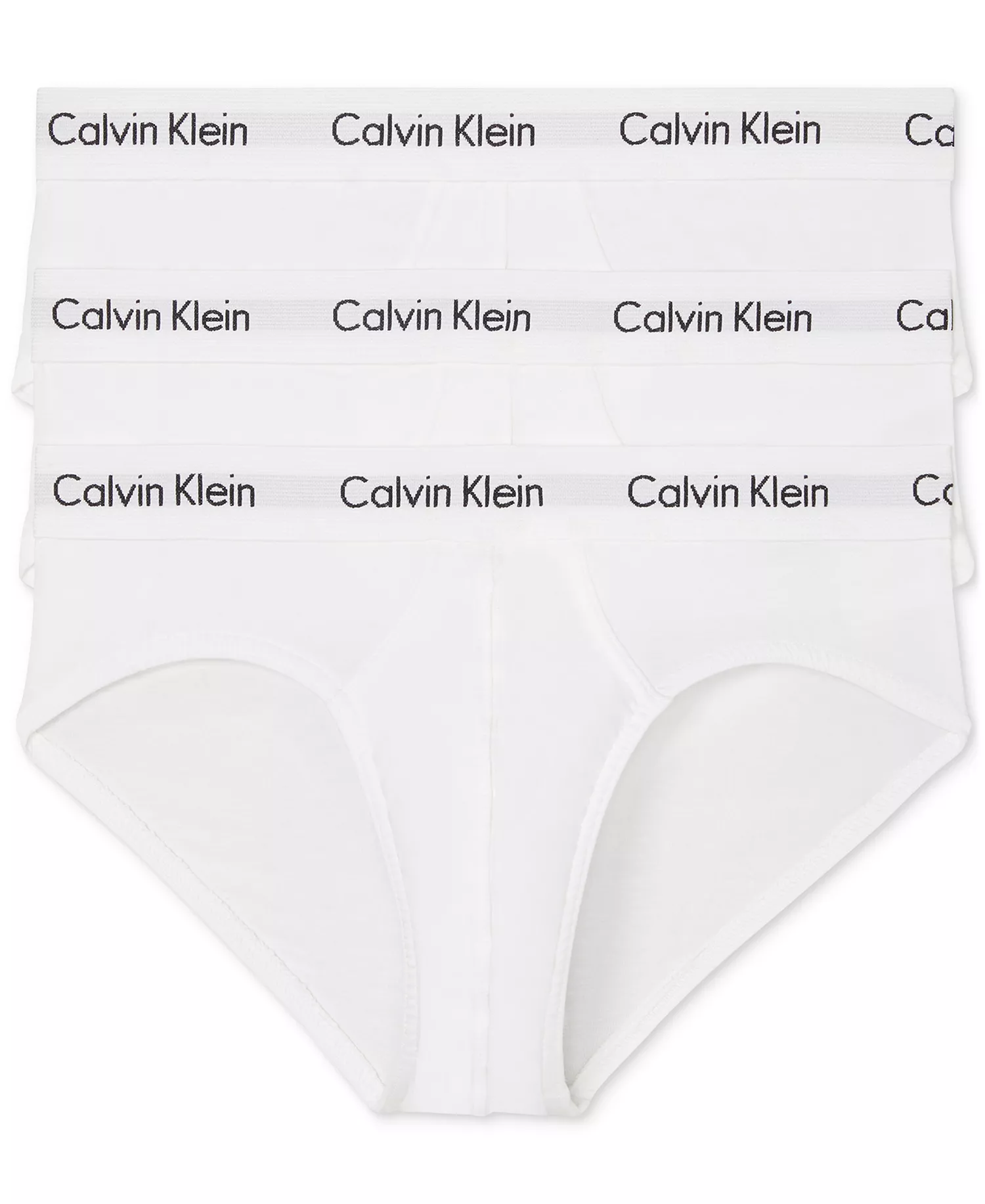 Men's 3-Pack Cotton Stretch Briefs Underwear - White - XL