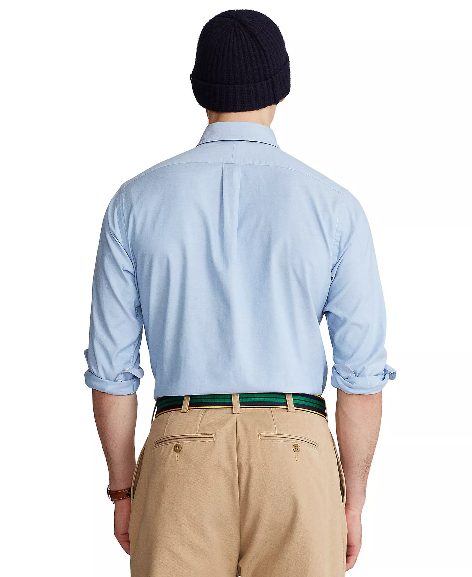 Men's Classic-Fit Stretch Oxford Shirt - Blue - 2XL