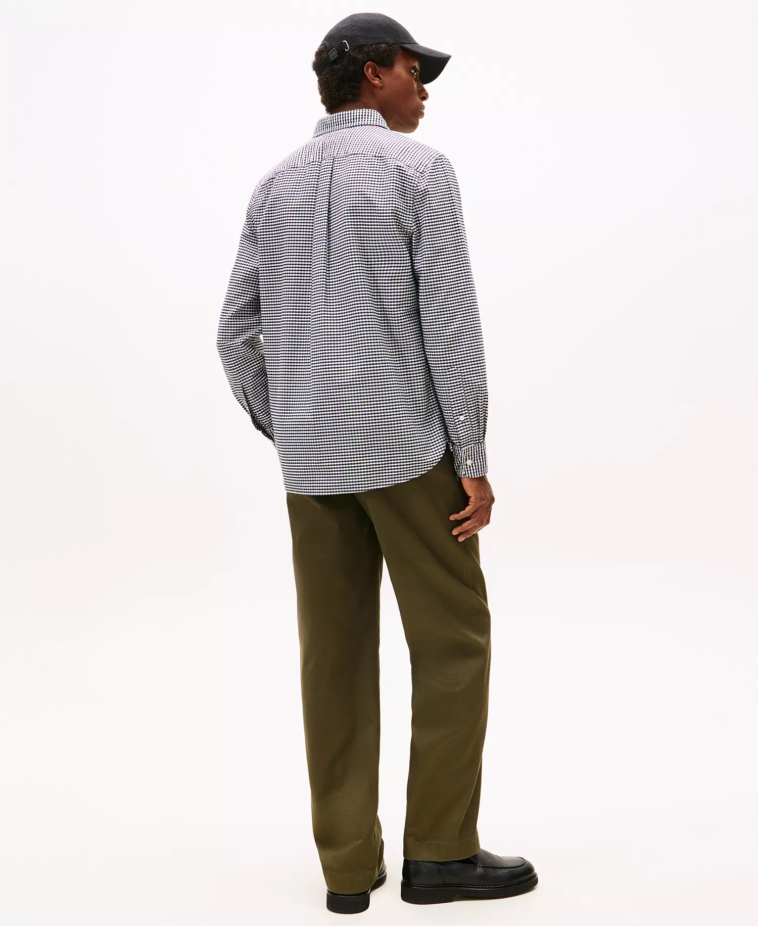 Men's Heritage Oxford Gingham Shirt - Black/check - L