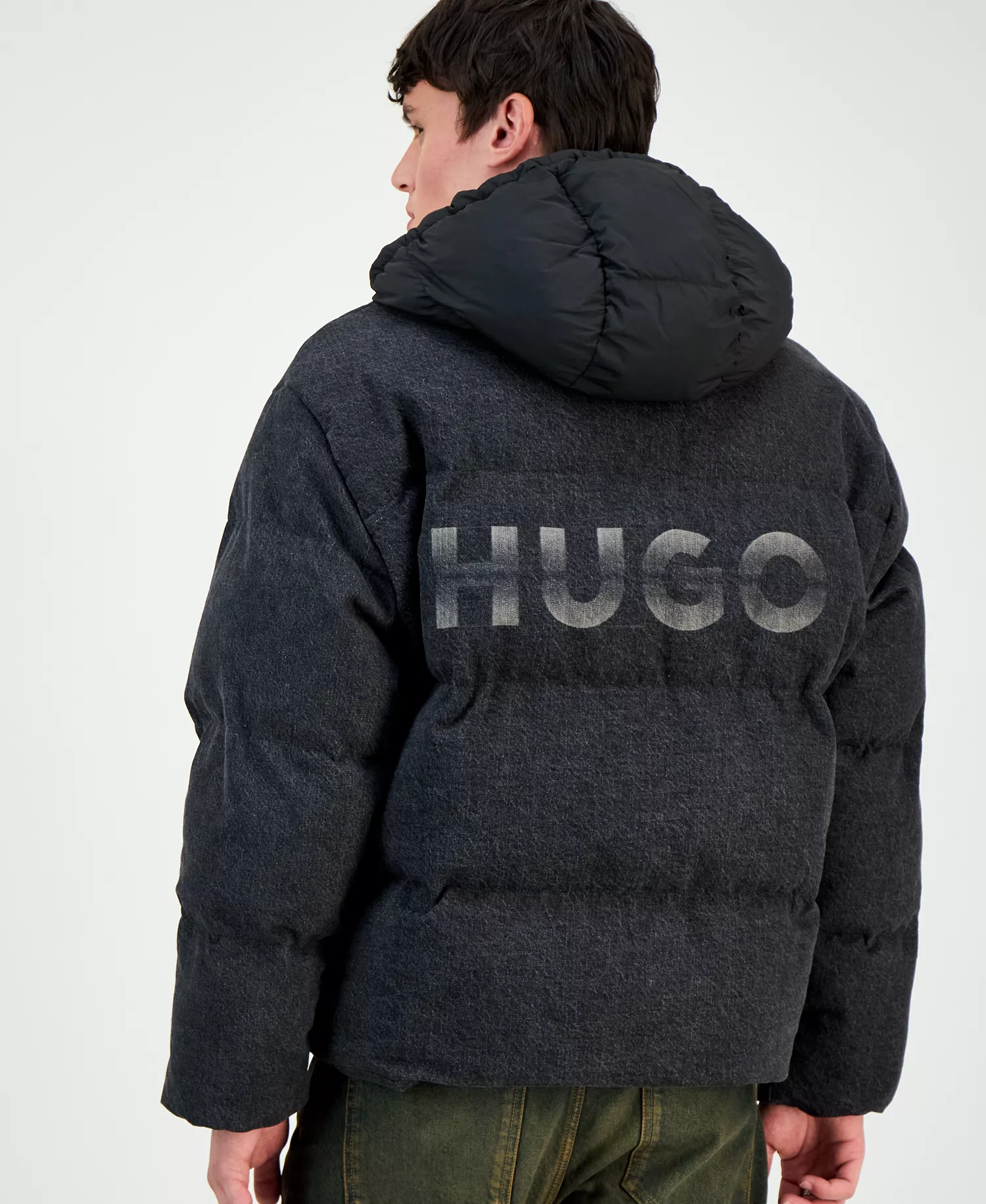 Men's Bowan Zip-Front Hooded Jacket - Black - 2XL