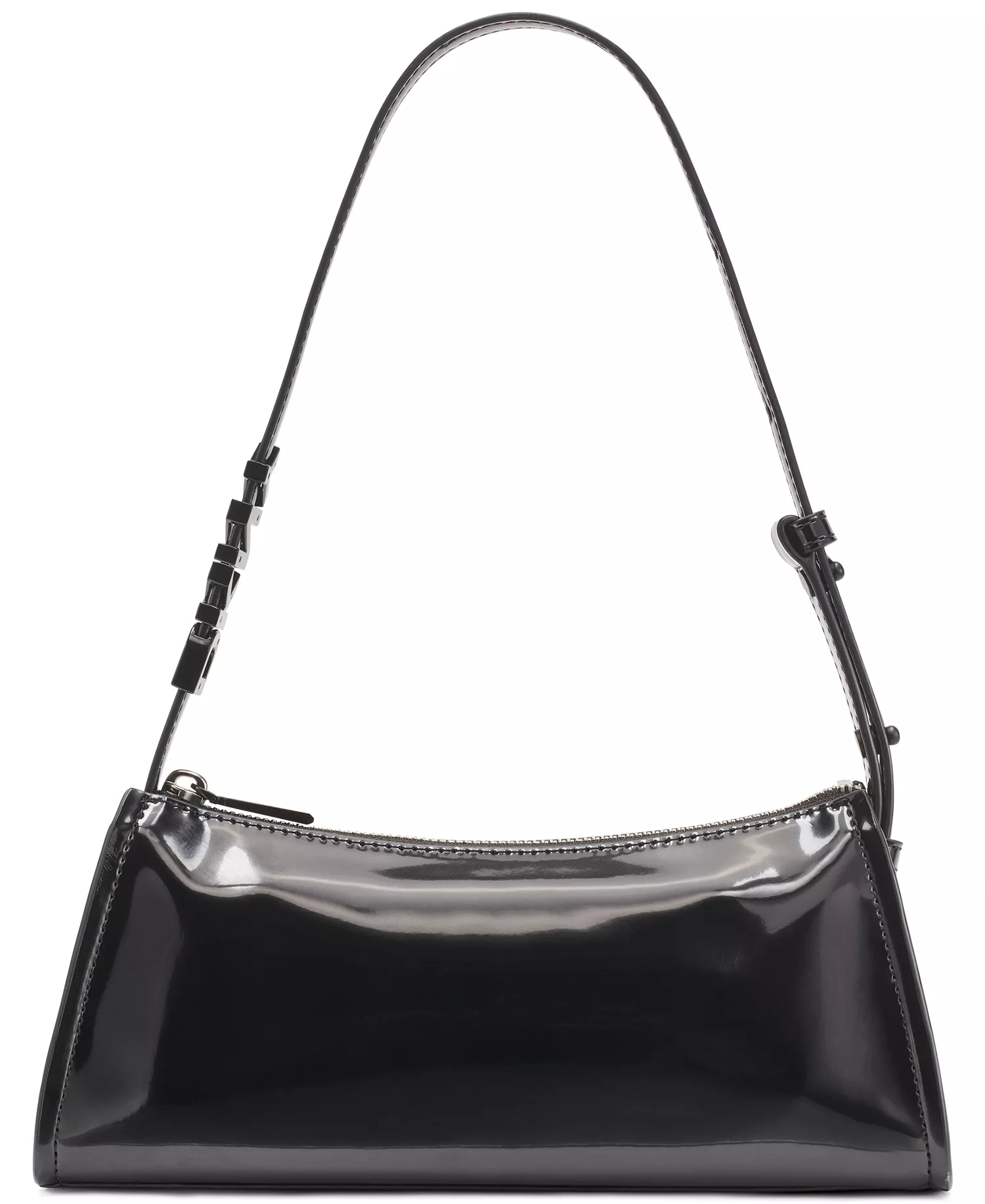 Avril Top Zip Slim Shoulder Bag - Black/black - NO SIZE