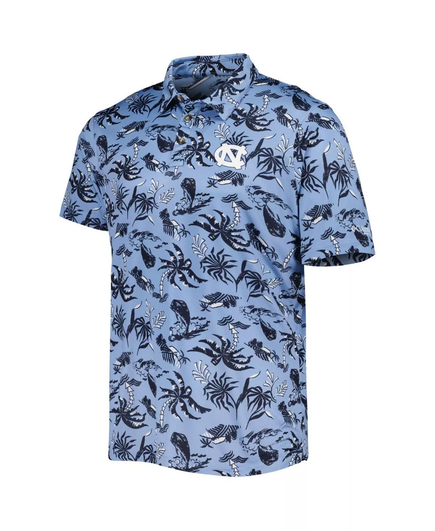 Men's Carolina Blue North Carolina Tar Heels Super Terminal Tackle Omni-Shade Polo Shirt - Blue - L