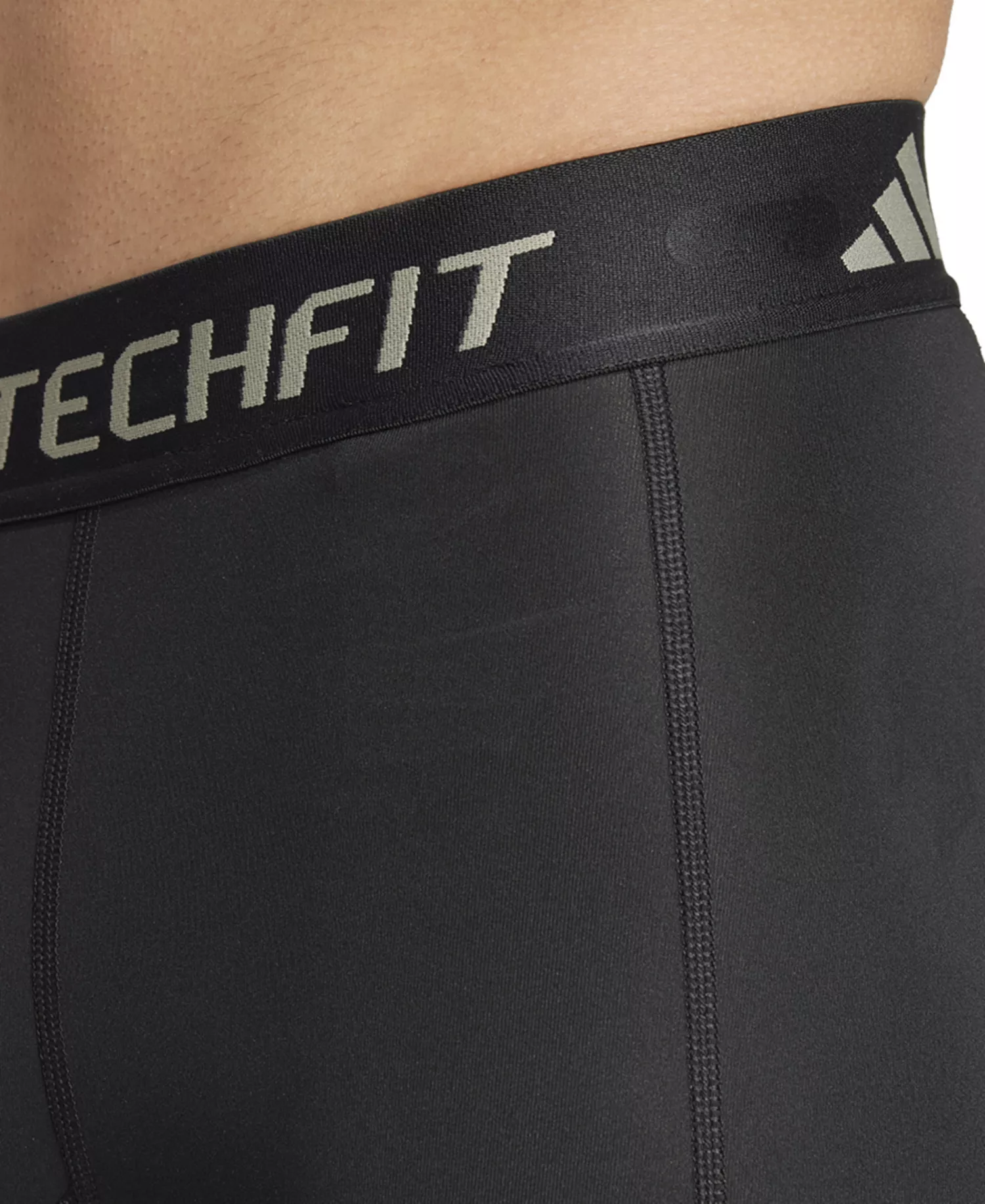 Men's Tech-Fit Logo Compression Shorts - Black - 2XL