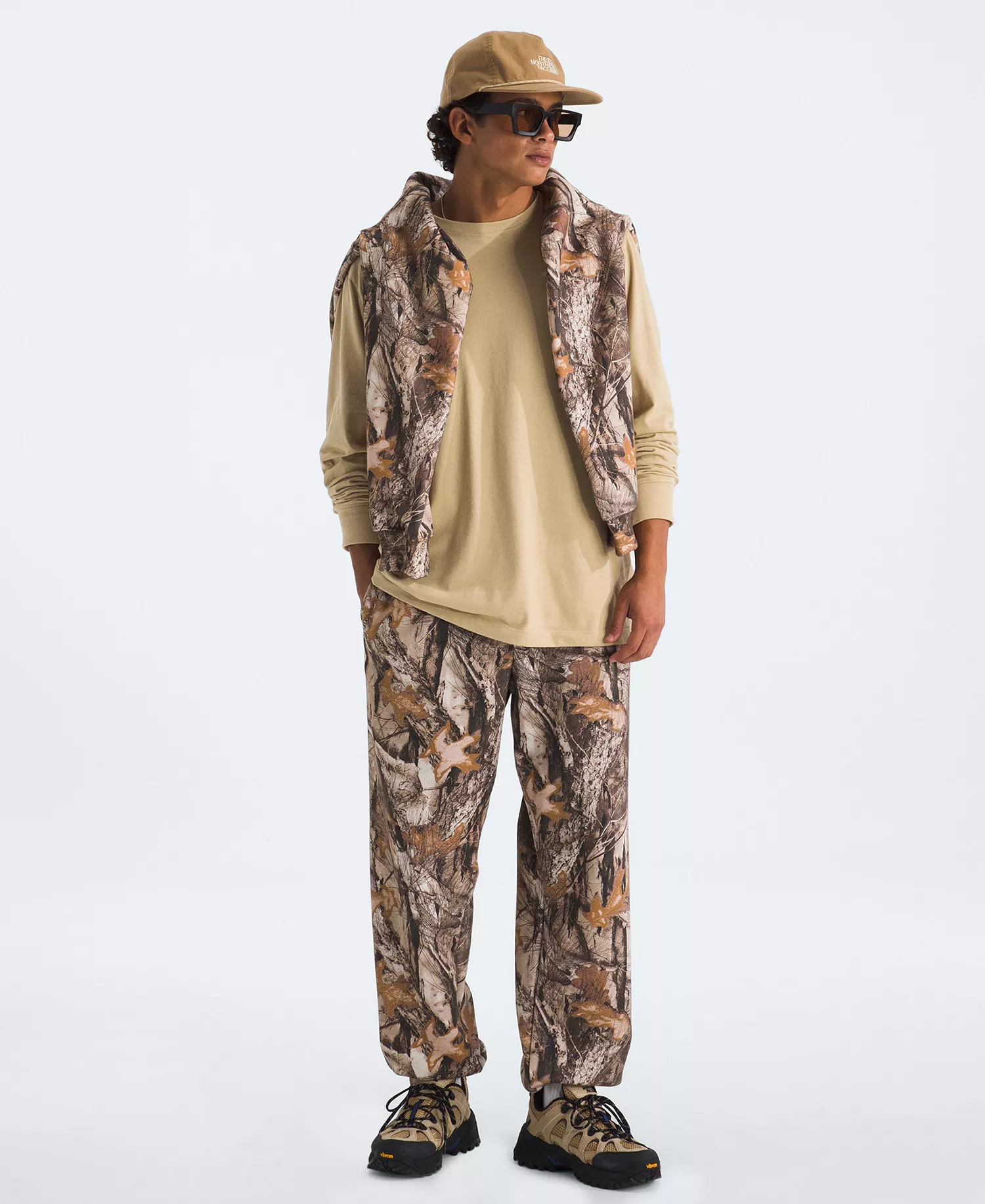 Men's Evolution Simple Dome Long-Sleeve T-Shirt - Khaki Stone - 2XL