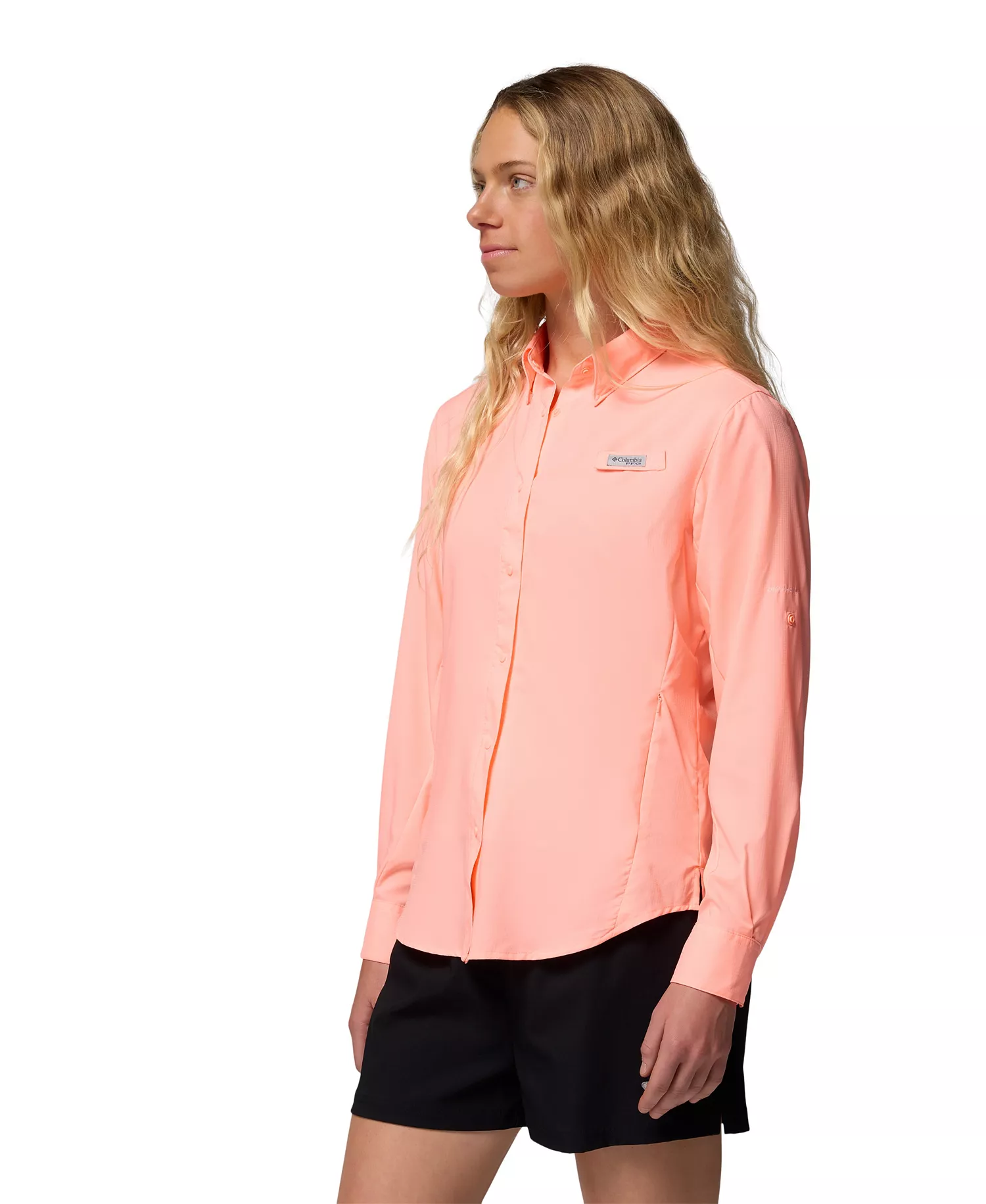 Women's PFG Tamiami II Long-Sleeve  - Tiki Pink - L