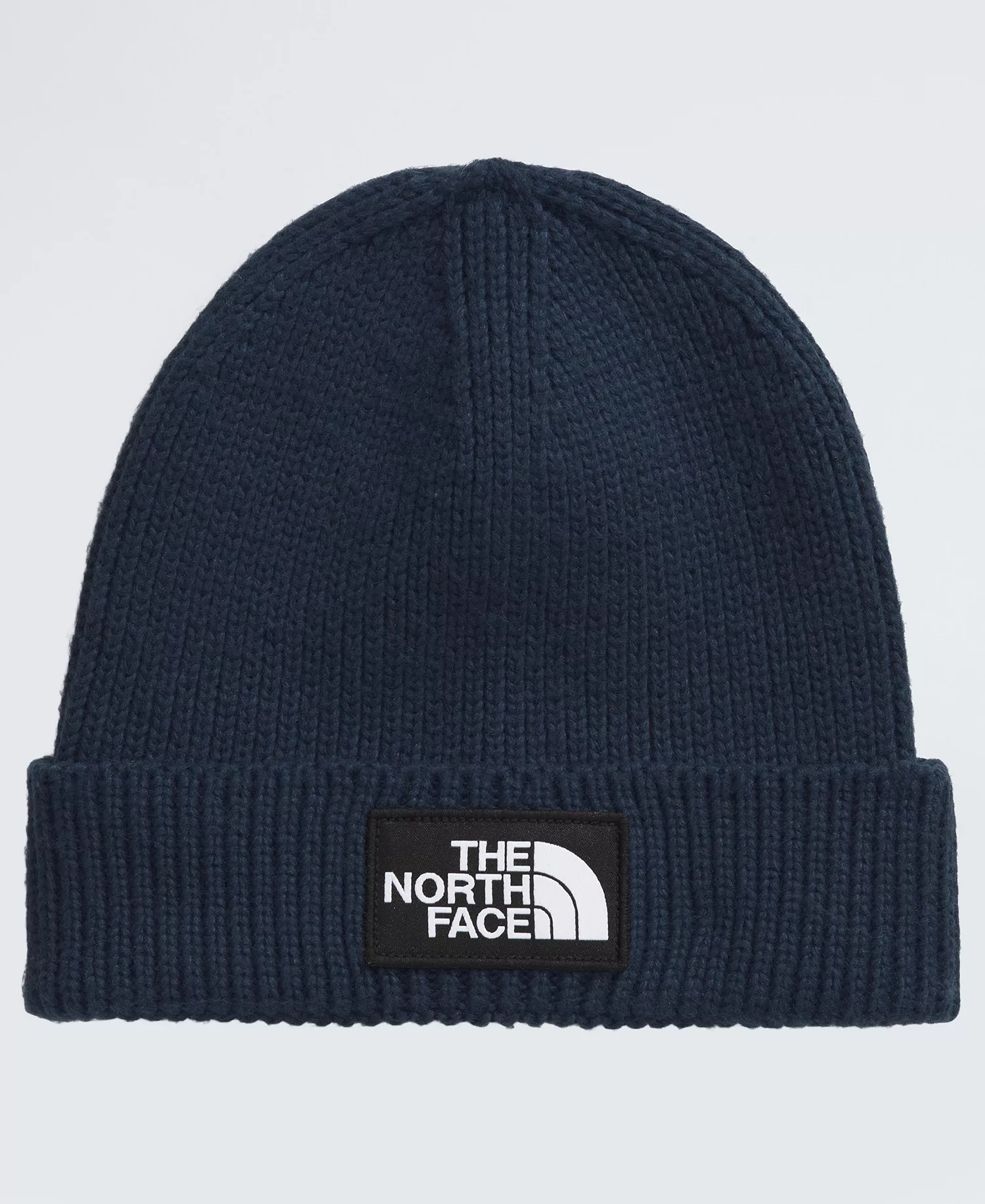 Men's TNF Logo Box Cuffed Beanie - Summit Navy - ONE SIZE