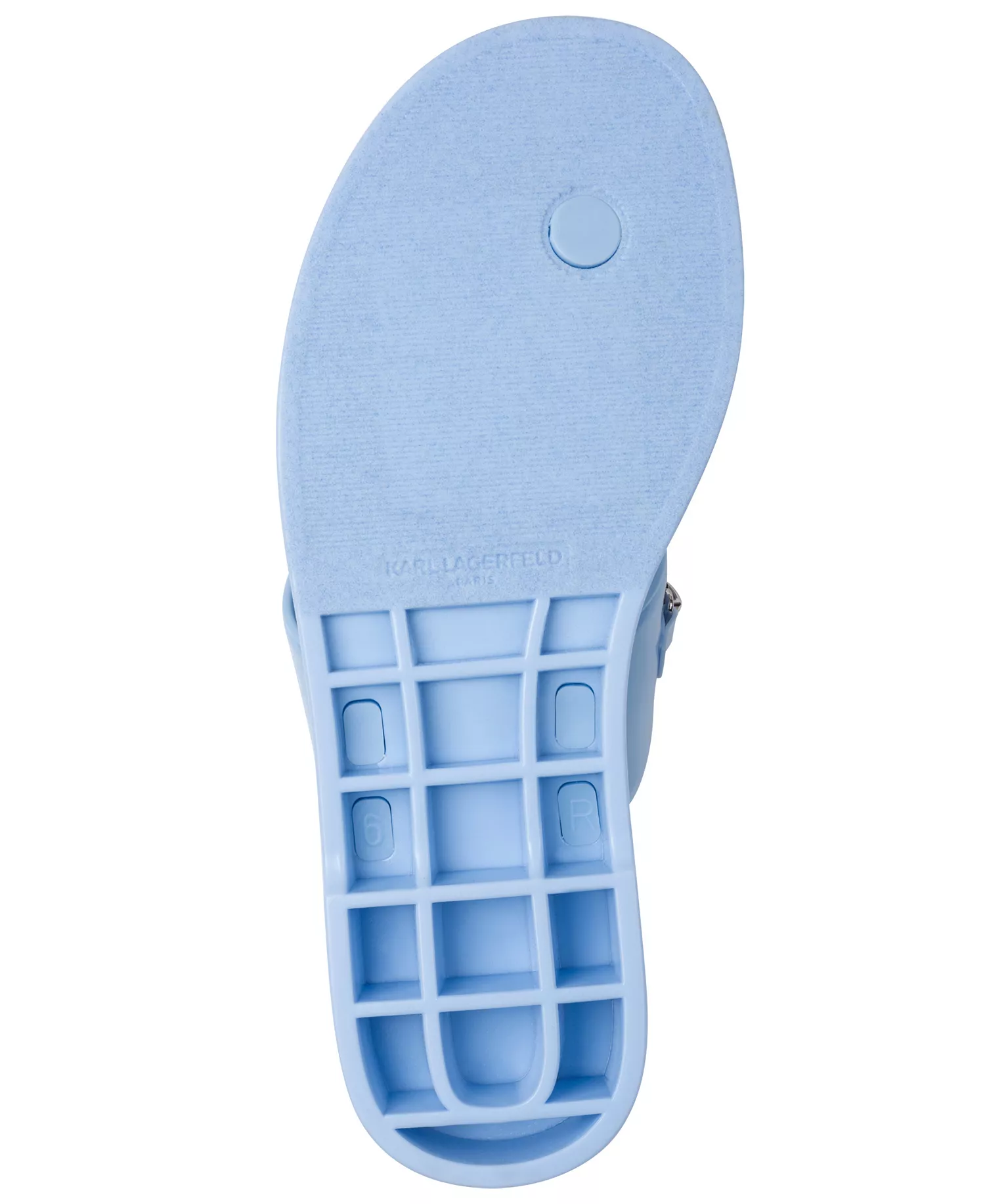 Women's Vesperina Jelly Slip-On Flat Thong Sandals - Light Blue - 10M