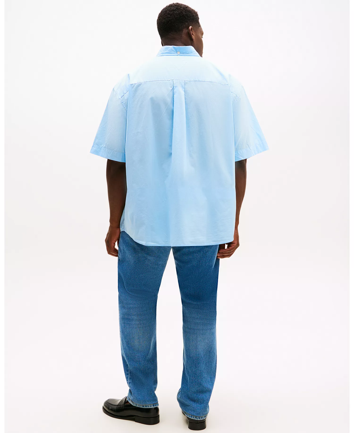 Men's  Big & Tall Maxwell Short-Sleeve Button-Down Shirt   - Blue Bell - 2XB