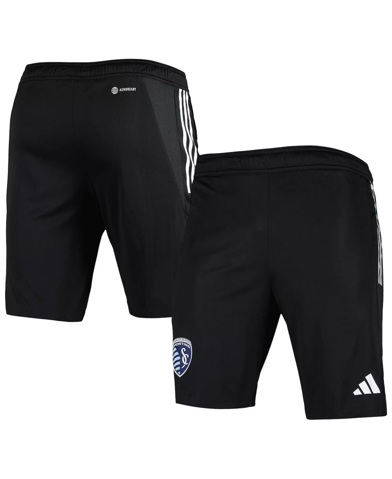 Men's Sporting Kansas City 2023 On-Field AEROREADY Training Shorts - Black - 2XL