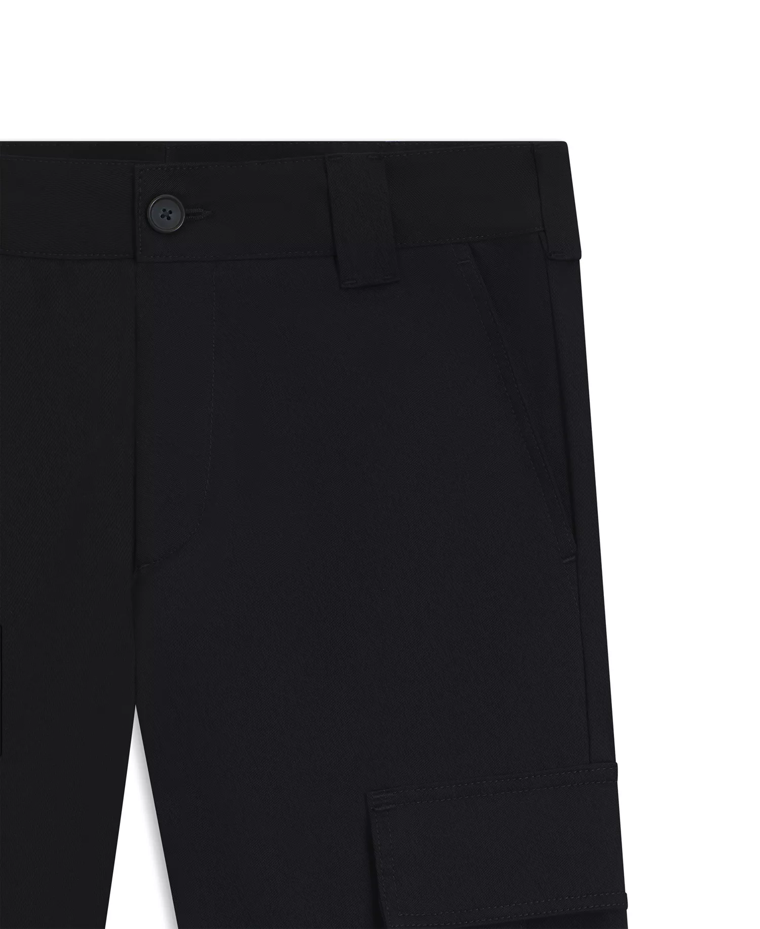 Men's BECKHAM x BOSS Micro-Patterned Cotton Cargo Pants - Dark Blue - 30x32