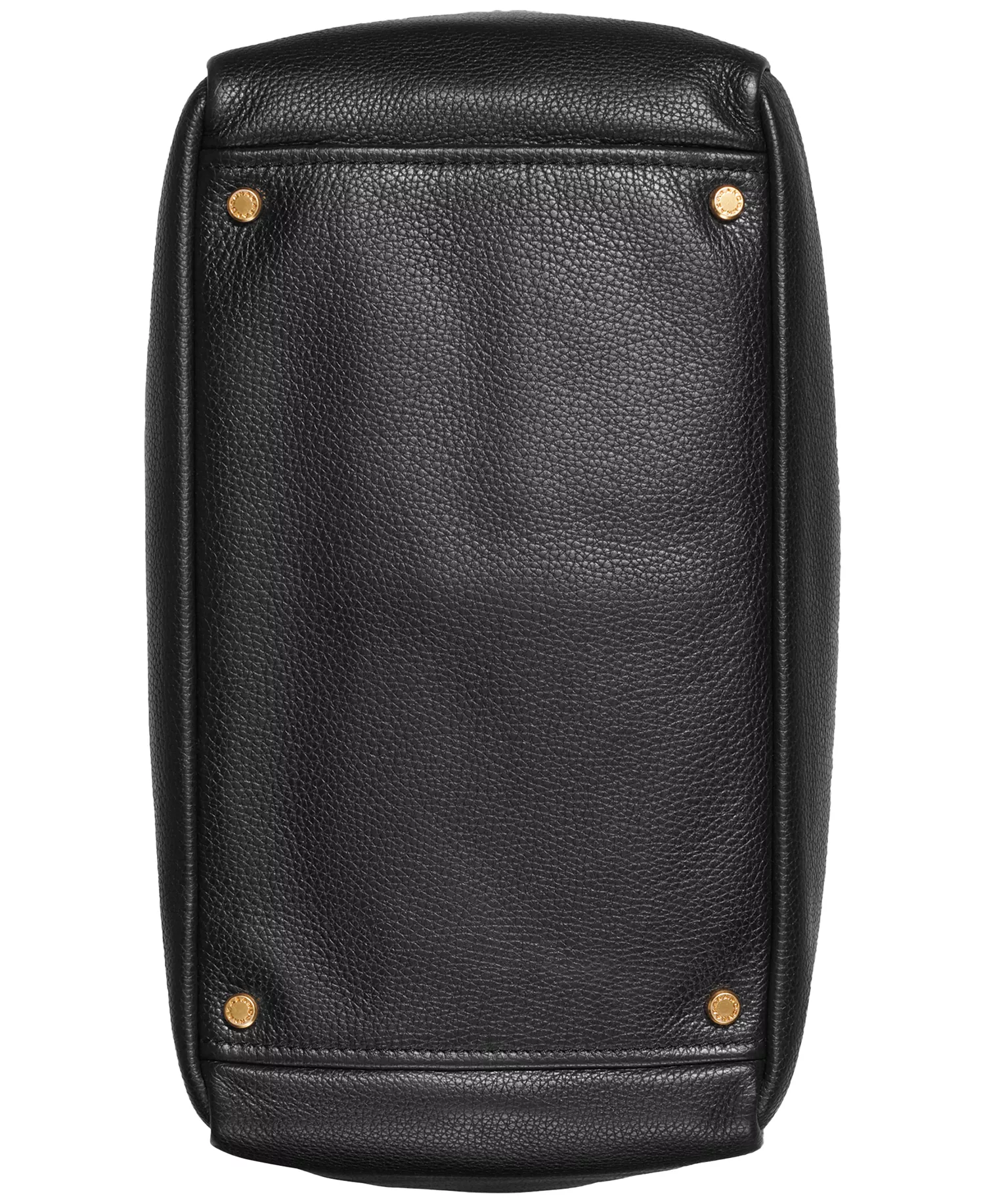 Amagansett Soft-Rolled Leather Shoulder with Sculpted Magnet Closure - Black/gold - NO SIZE