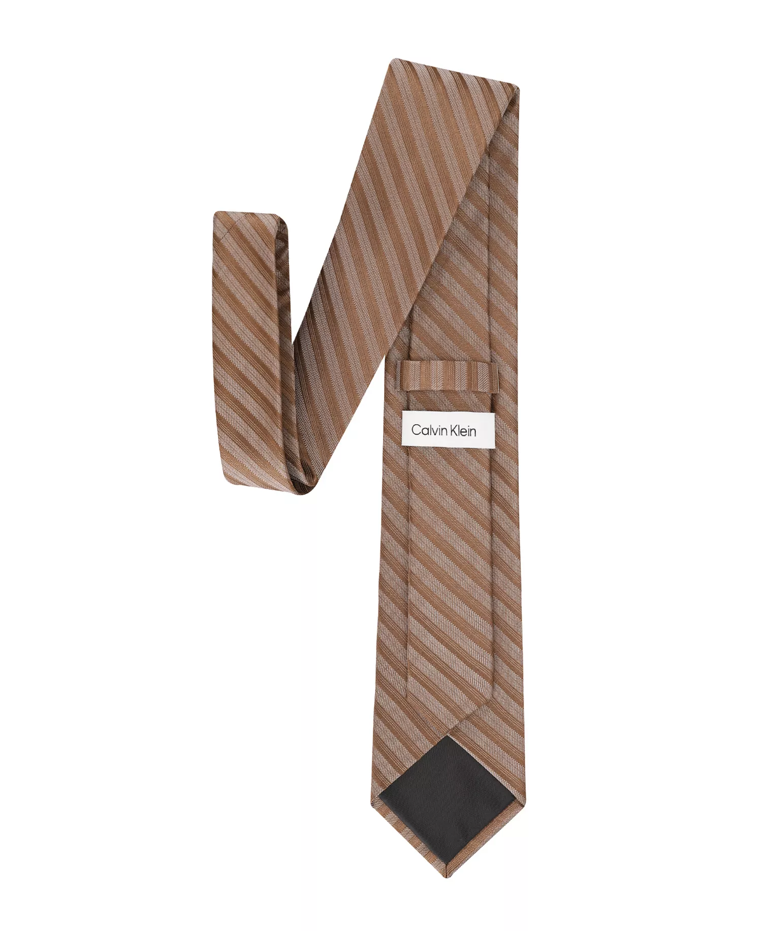 Men's Margot Stripe Tie - Brown - ONE SIZE
