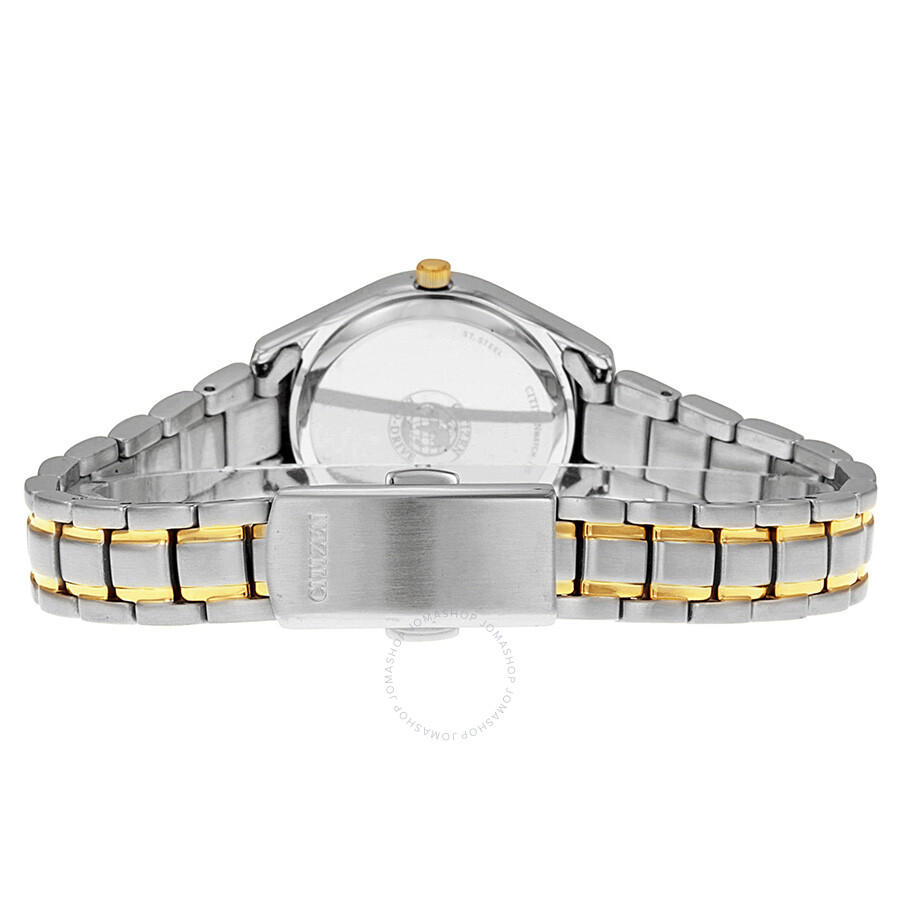 Citizen Eco-Drive Sport White Dial Two-tone Ladies Watch