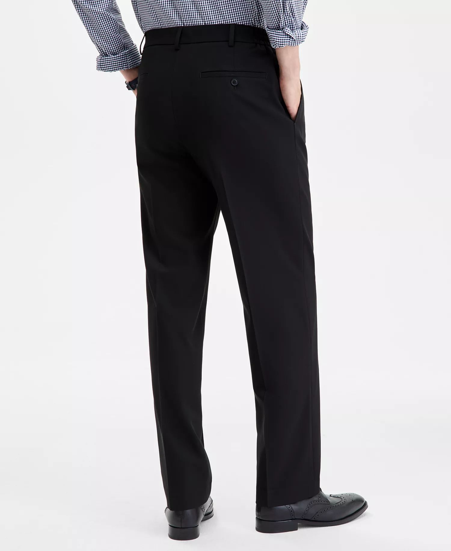Men's Modern-Fit Dean Solid Pants - Black - 29 - 34