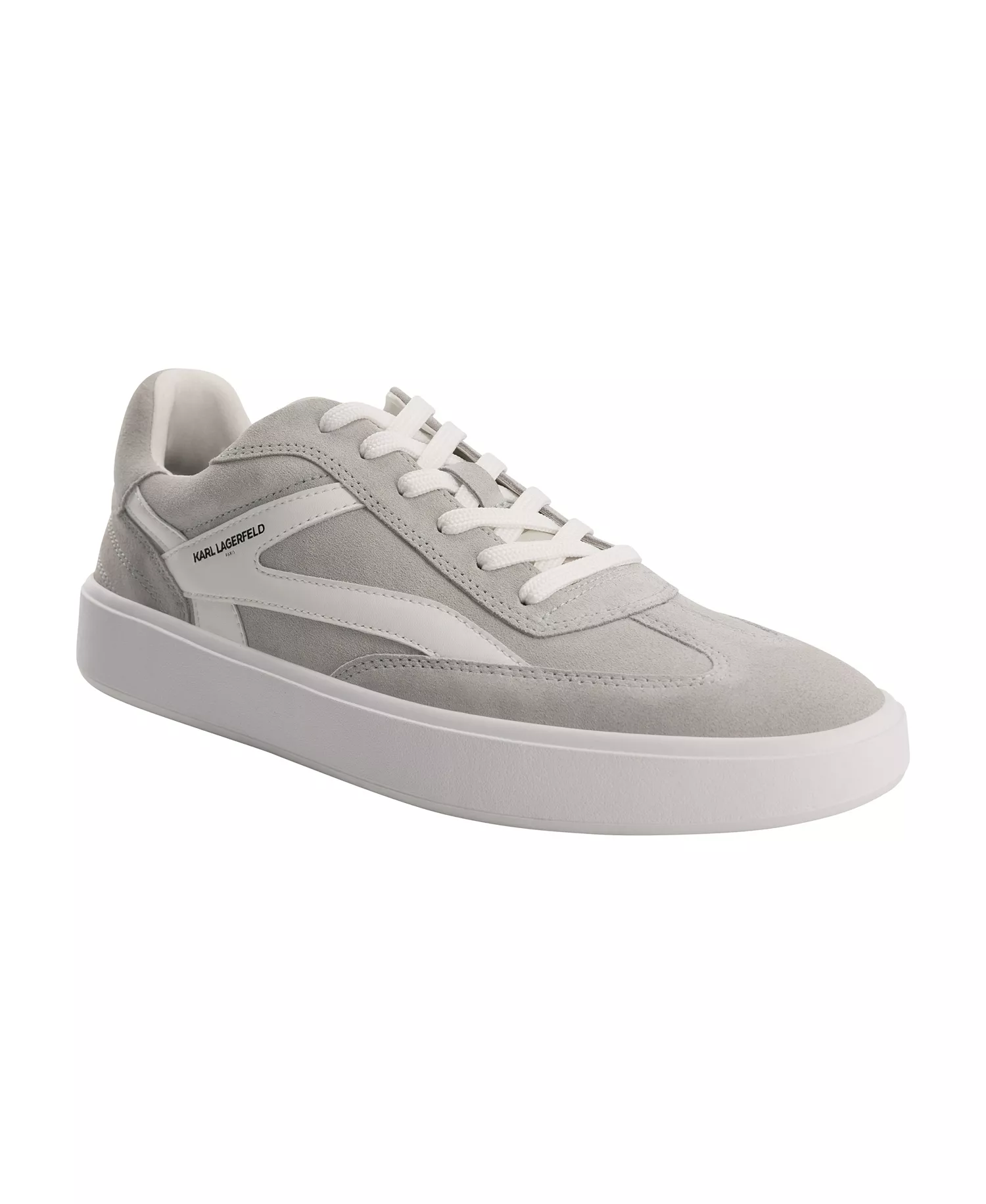 Men's Side K Racer Toe Sneakers - Light gray - 10.5