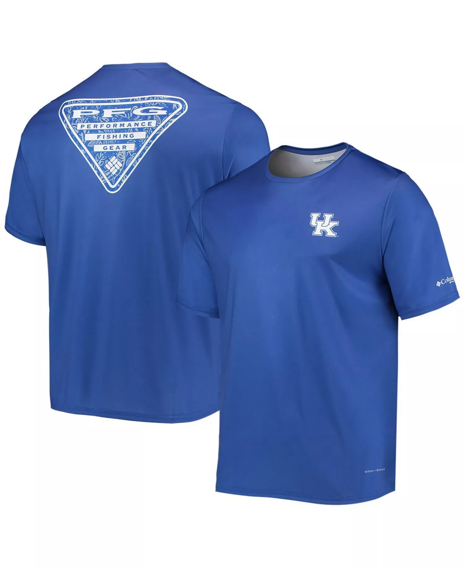 Men's Royal Kentucky Wildcats Terminal Tackle Omni-Shade T-shirt - Royal - M