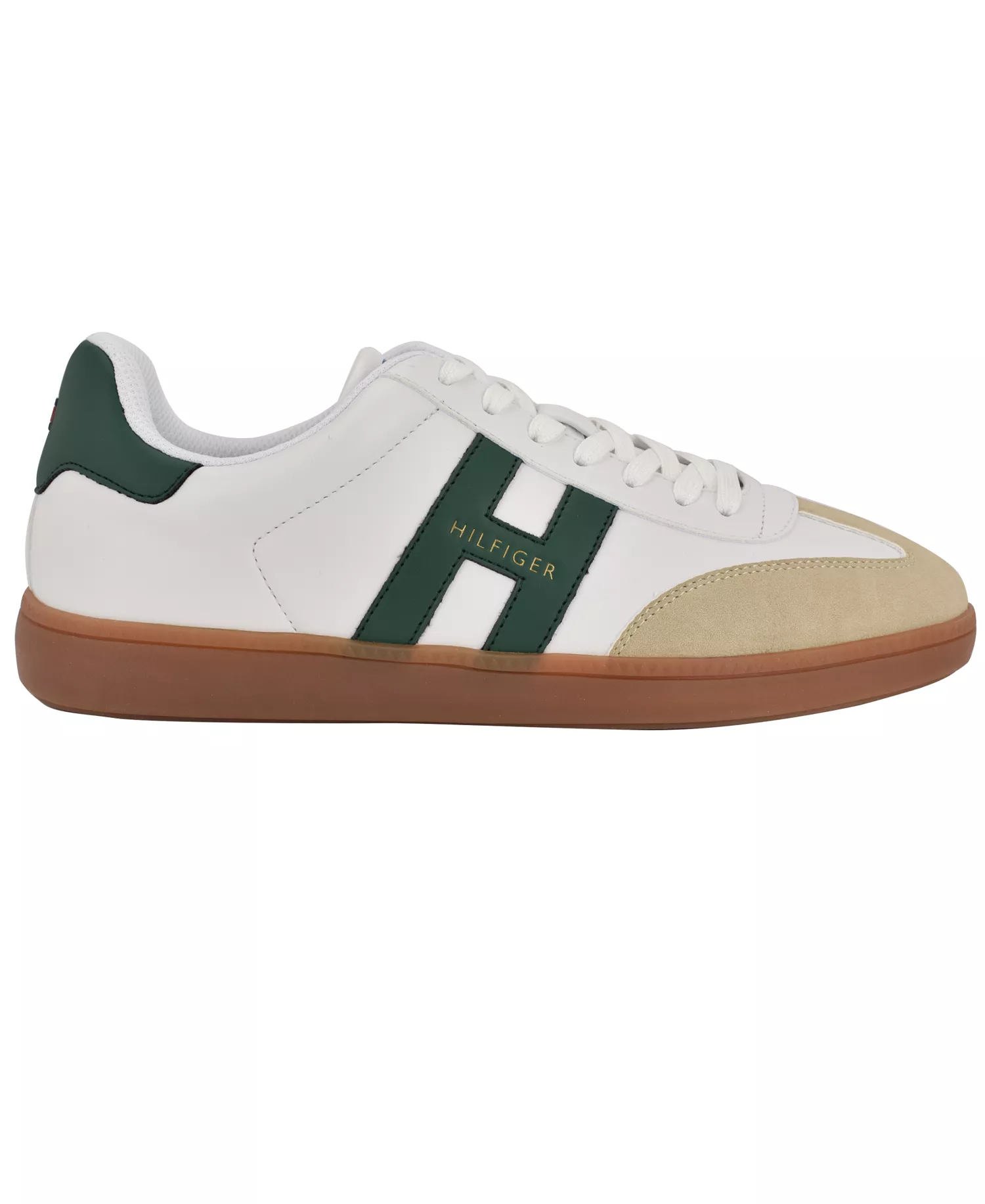 Men's Berge T-Toe Casual Sneakers - Light natural, Hunter green multi - 10.5M