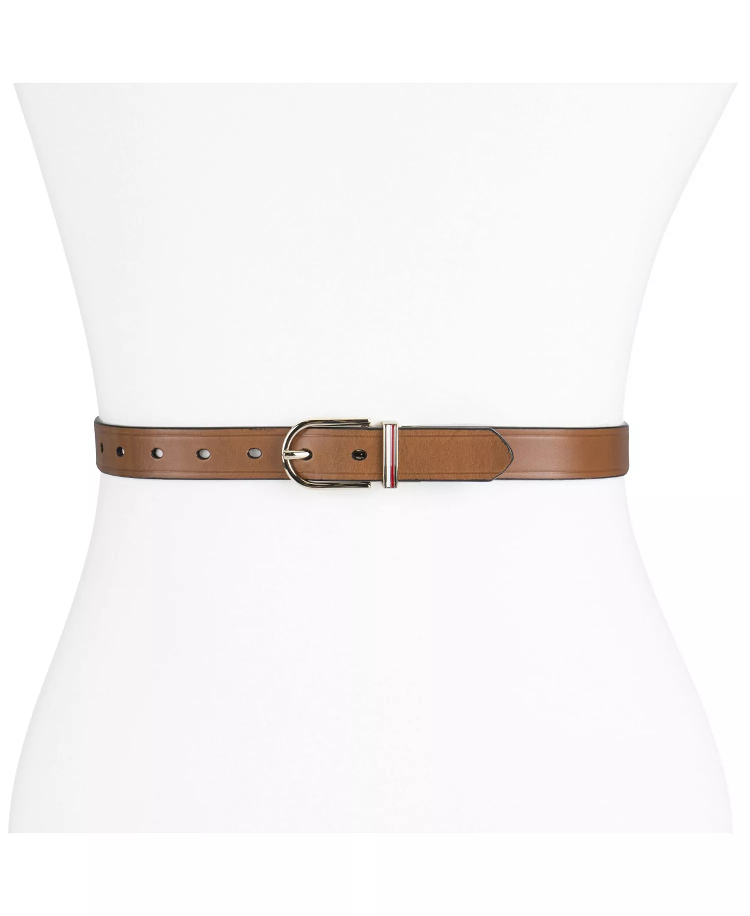 Women's Reversible Dress Casual Belt - Tan, Navy - Large
