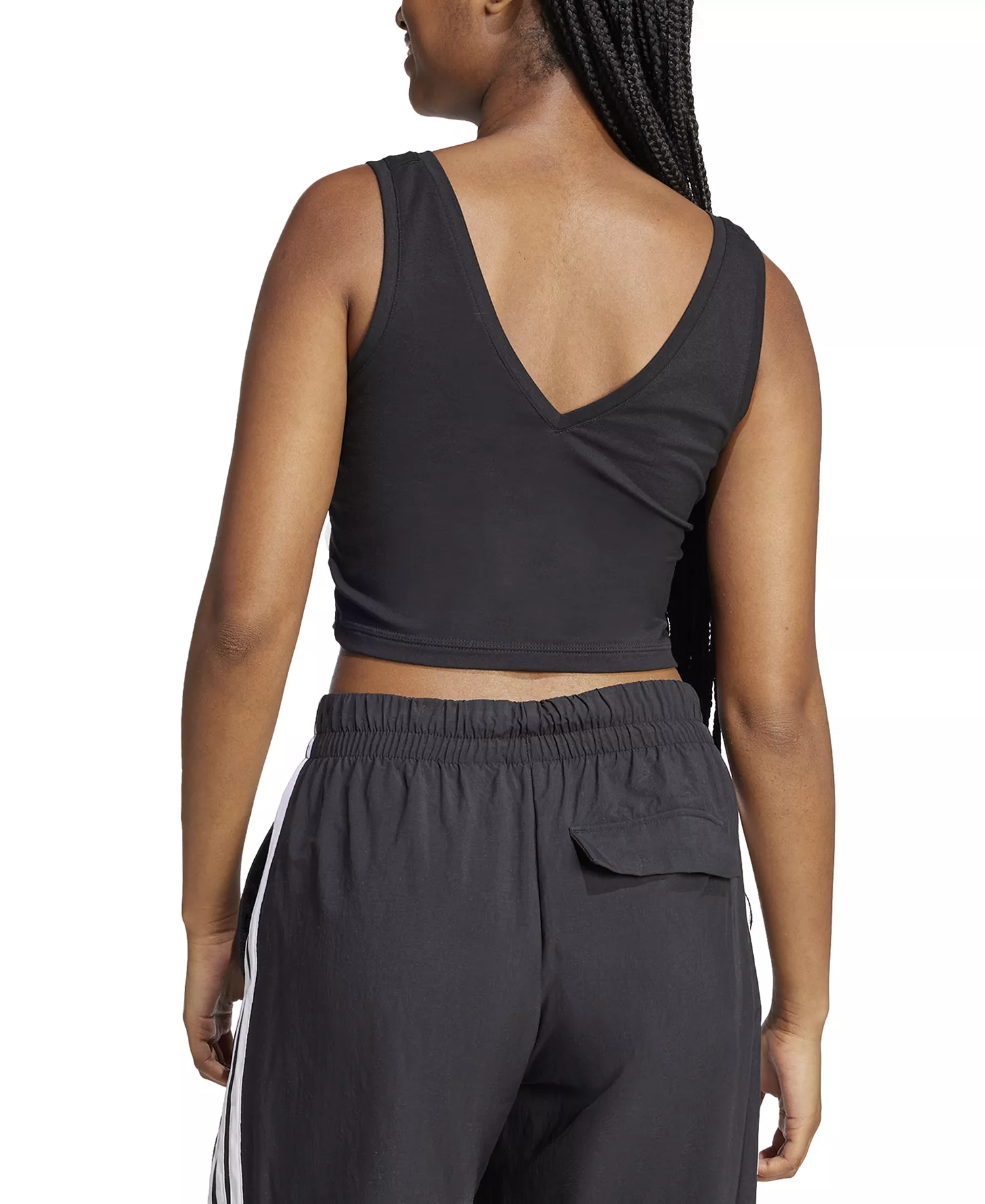 Women's Essentials Small Logo Cotton Tank Top - Black/white - 2XL